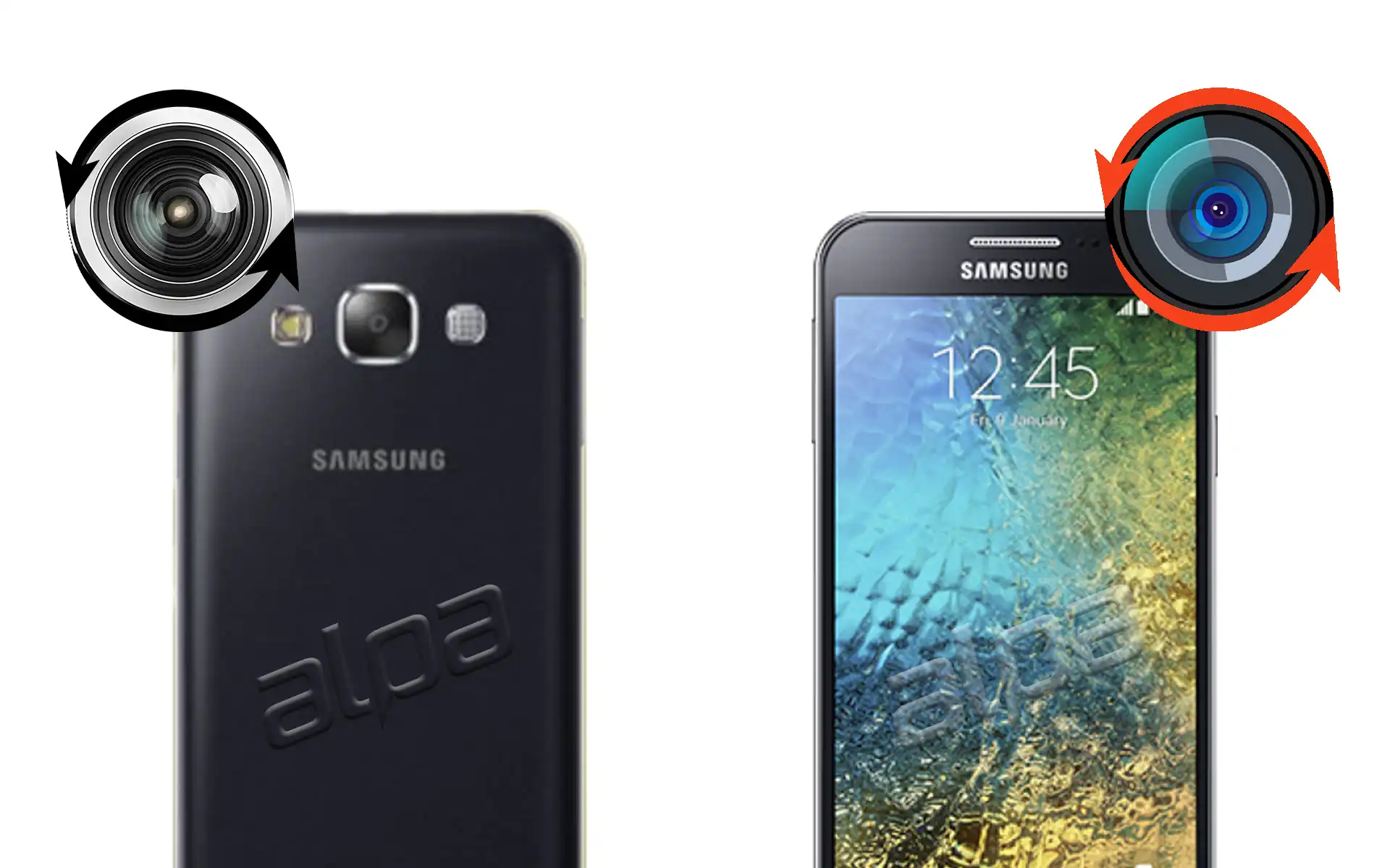 Samsung Galaxy E5 Ön, Arka Kamera Değişimi Fiyatı
