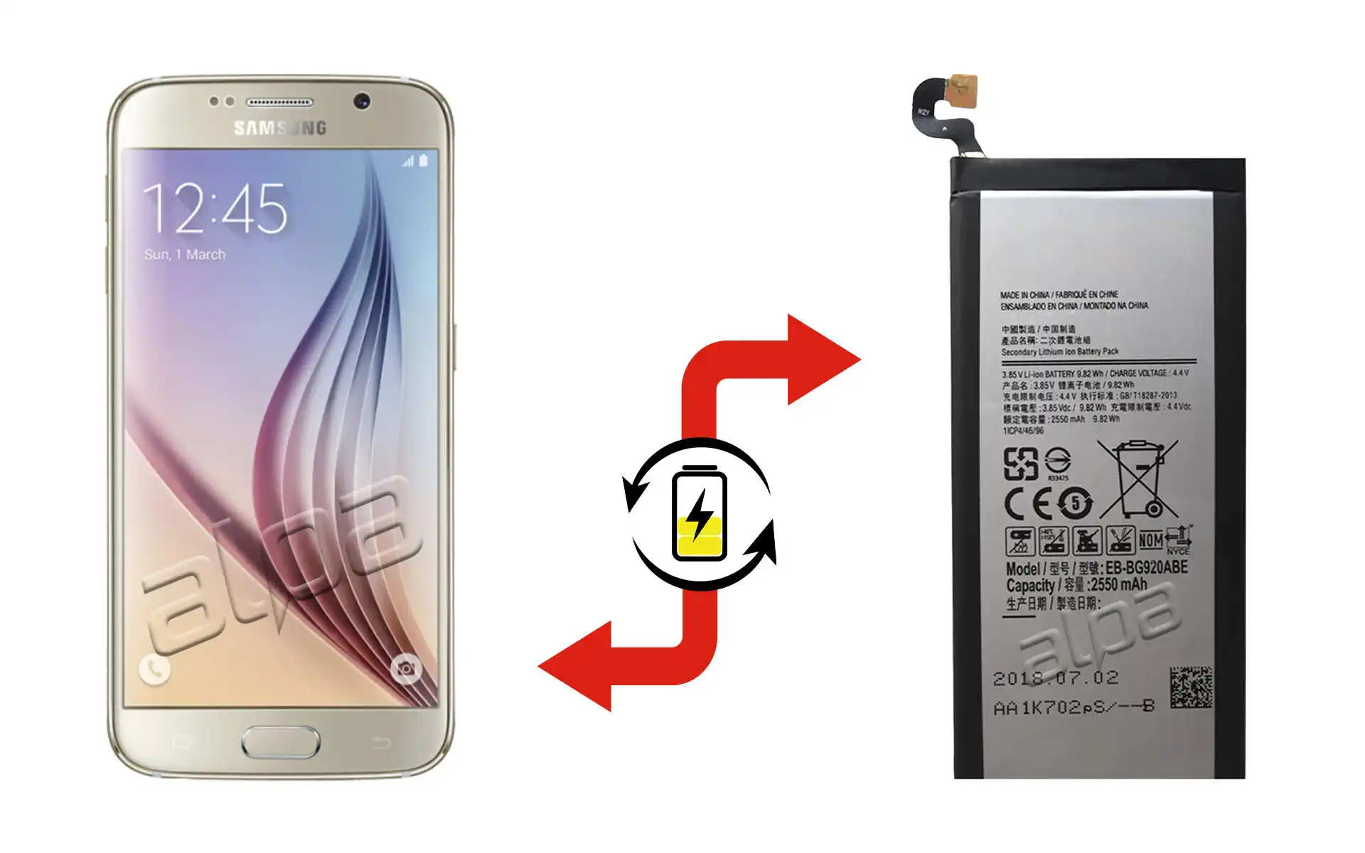 Samsung Galaxy S6 Batarya Değişimi Fiyatı