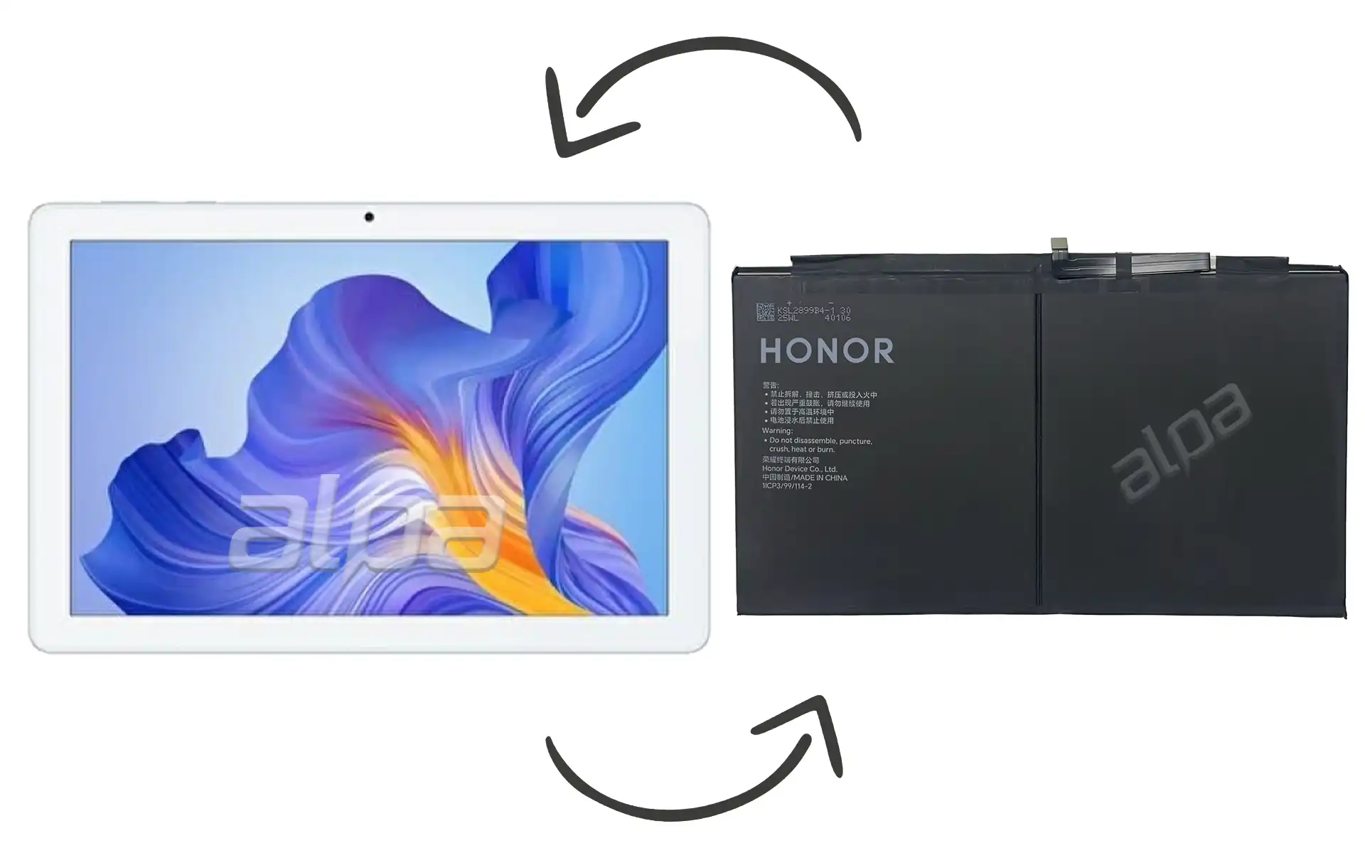 Honor Pad X8 Lite Batarya Değişimi Fiyatı