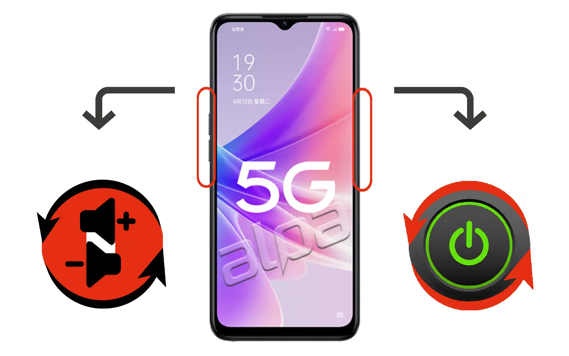 Oppo A57 5G Açma-Kapama, Ses Tuşu Tamiri Fiyatı