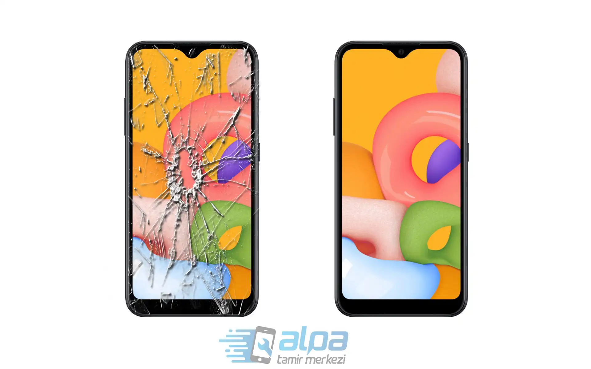 Samsung Galaxy A01 Ön Cam Değişimi Fiyatı 349 TL