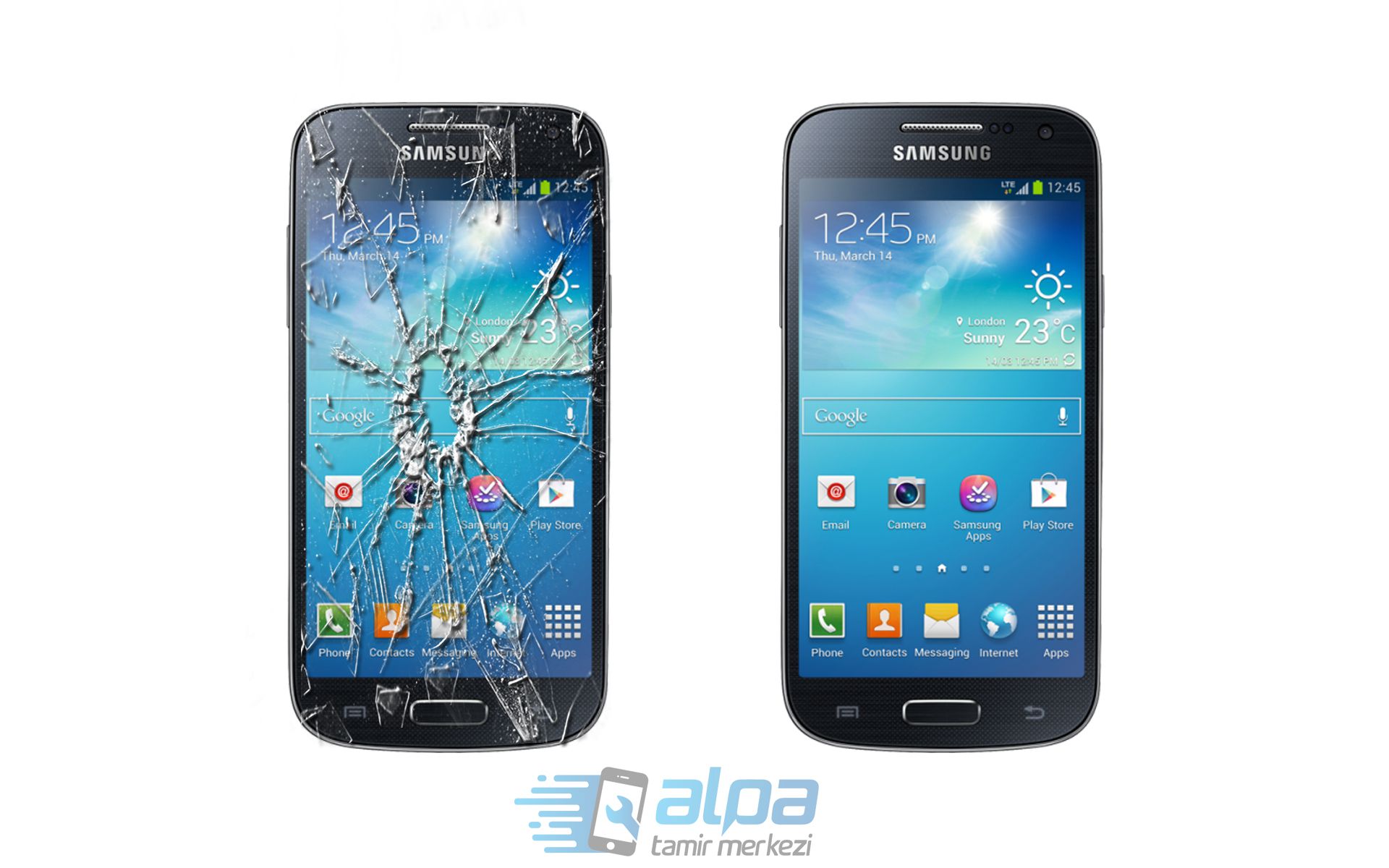 Samsung Galaxy S4 mini Ön Cam Değişimi 299 TL