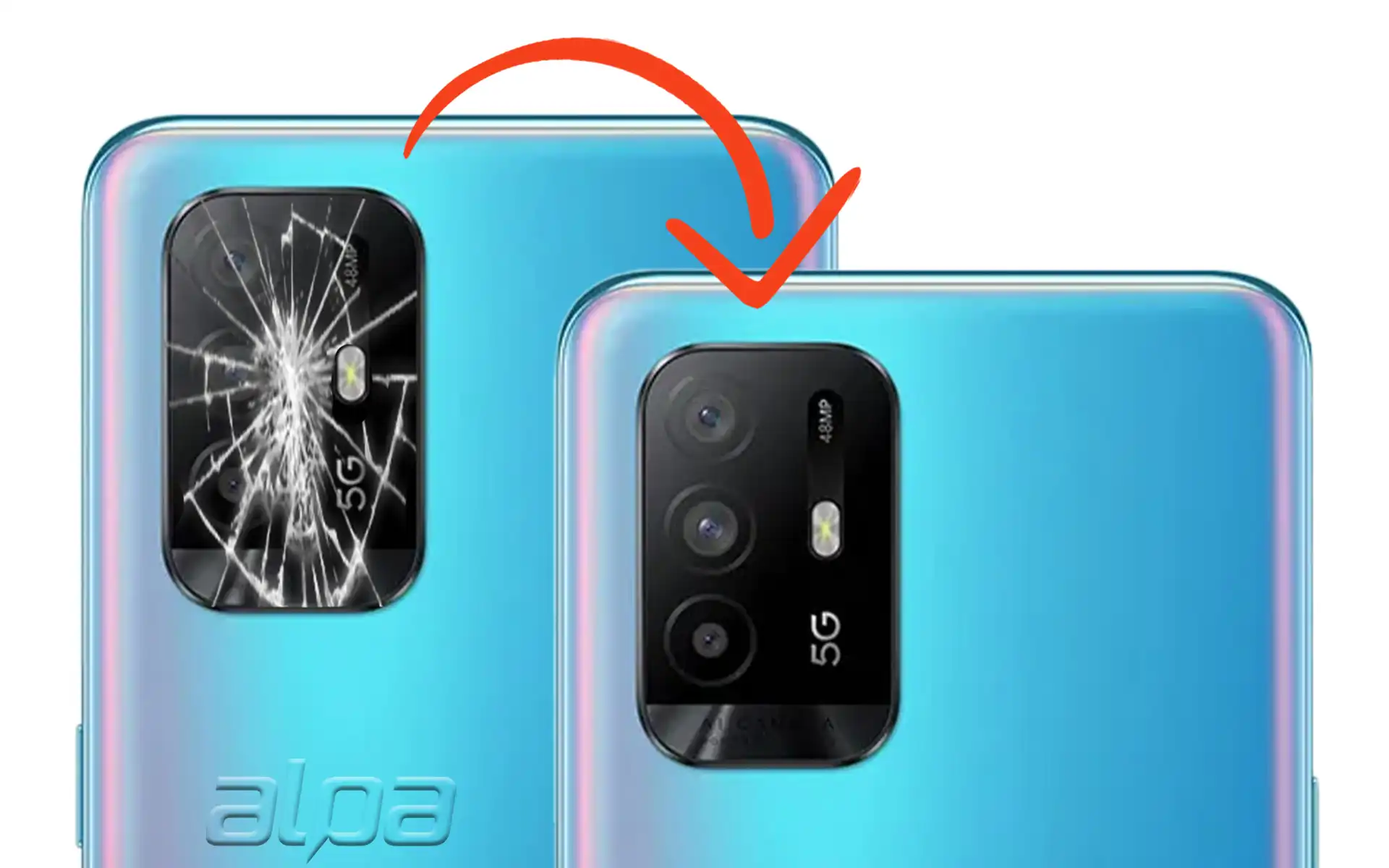 Oppo A95 5G Kamera Camı Değişimi Fiyatı