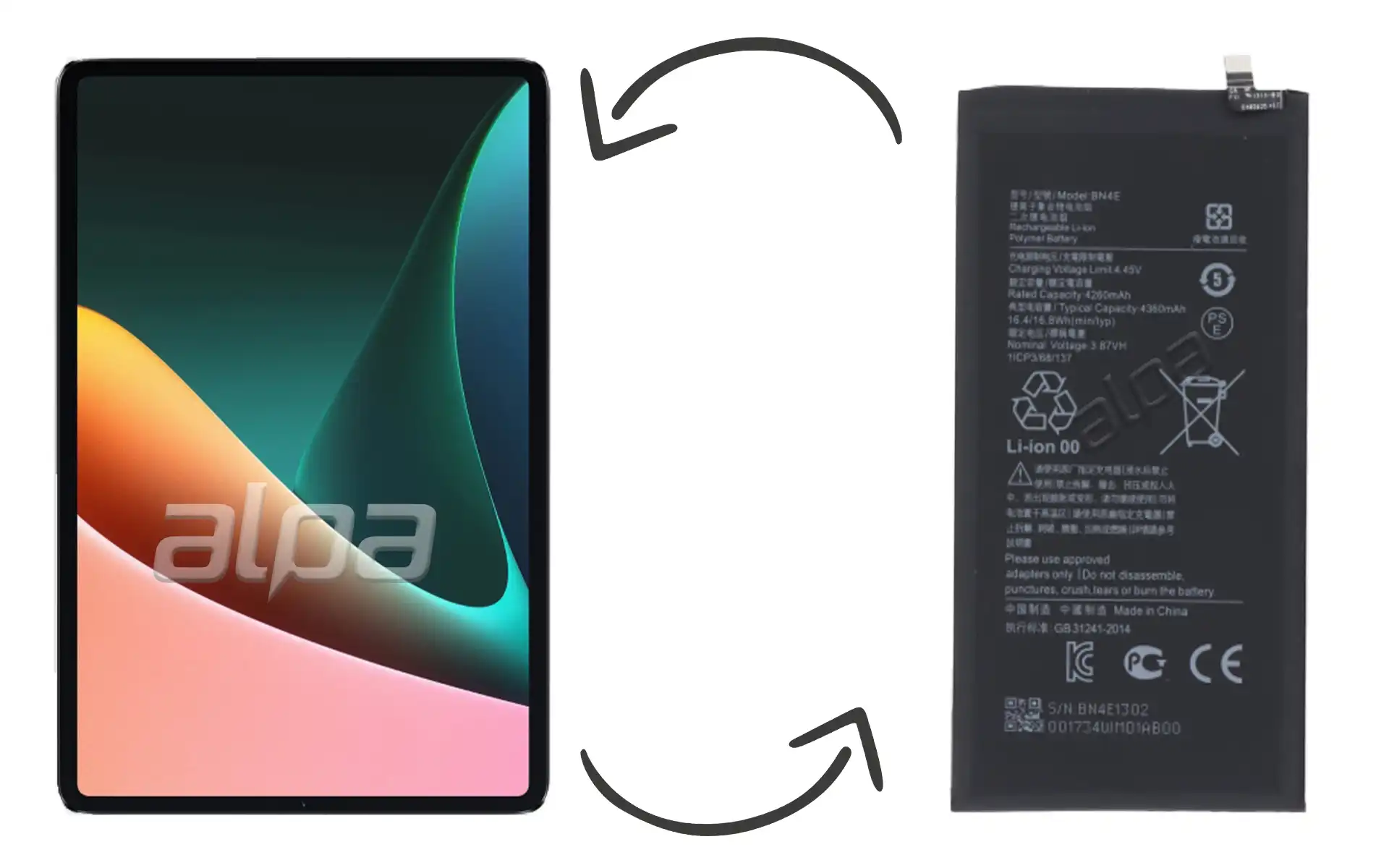Xiaomi Pad 5 Batarya Değişimi Fiyatı