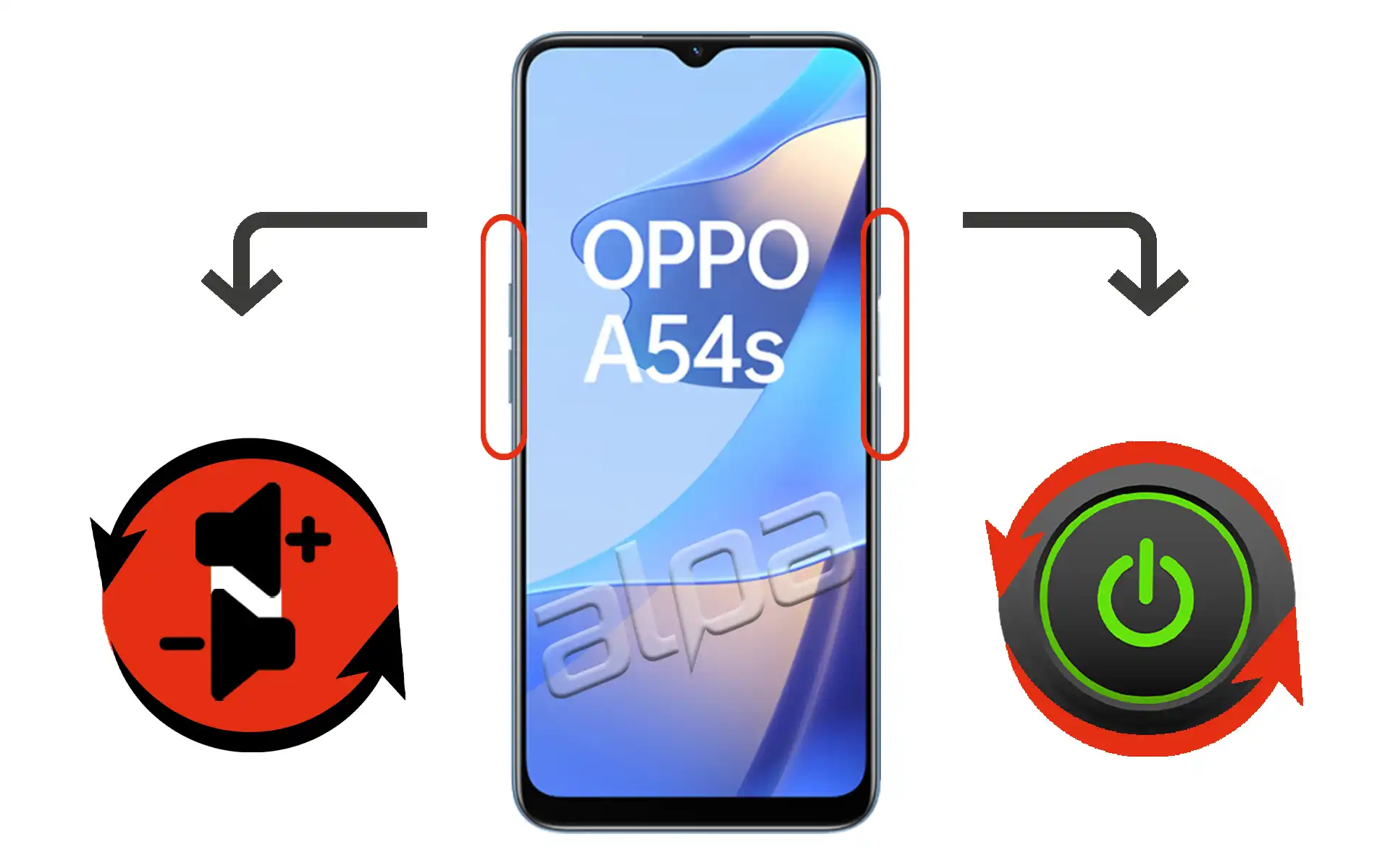 Oppo A54s Açma-Kapama, Ses Tuşu Tamiri Fiyatı