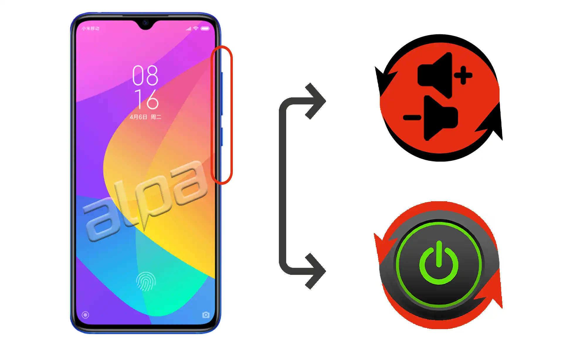 Xiaomi Mi 9 Lite Açma-Kapama, Ses Tuşu Tamiri Fiyatı