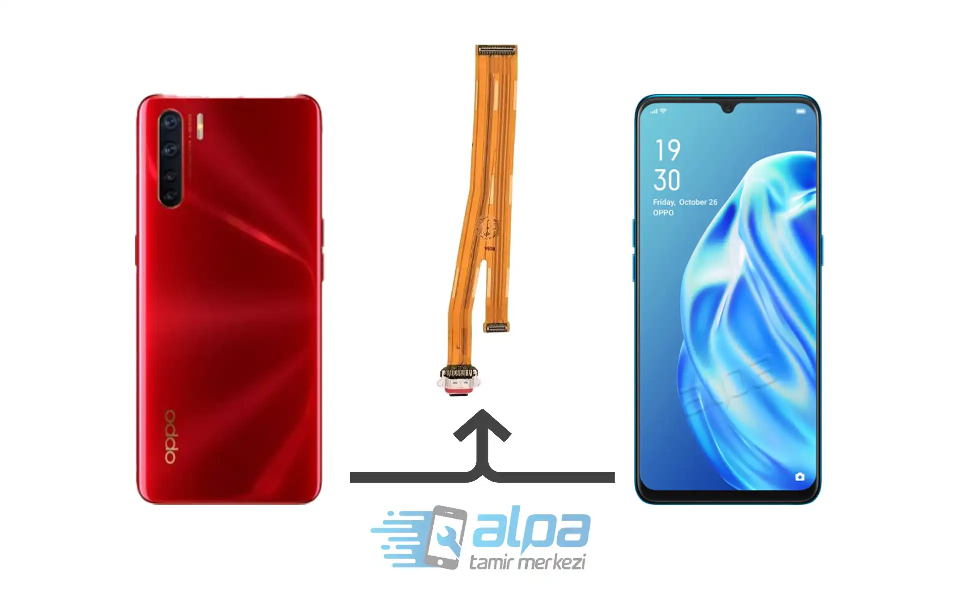Oppo A91 Şarj Soketi Değişimi Fiyatı