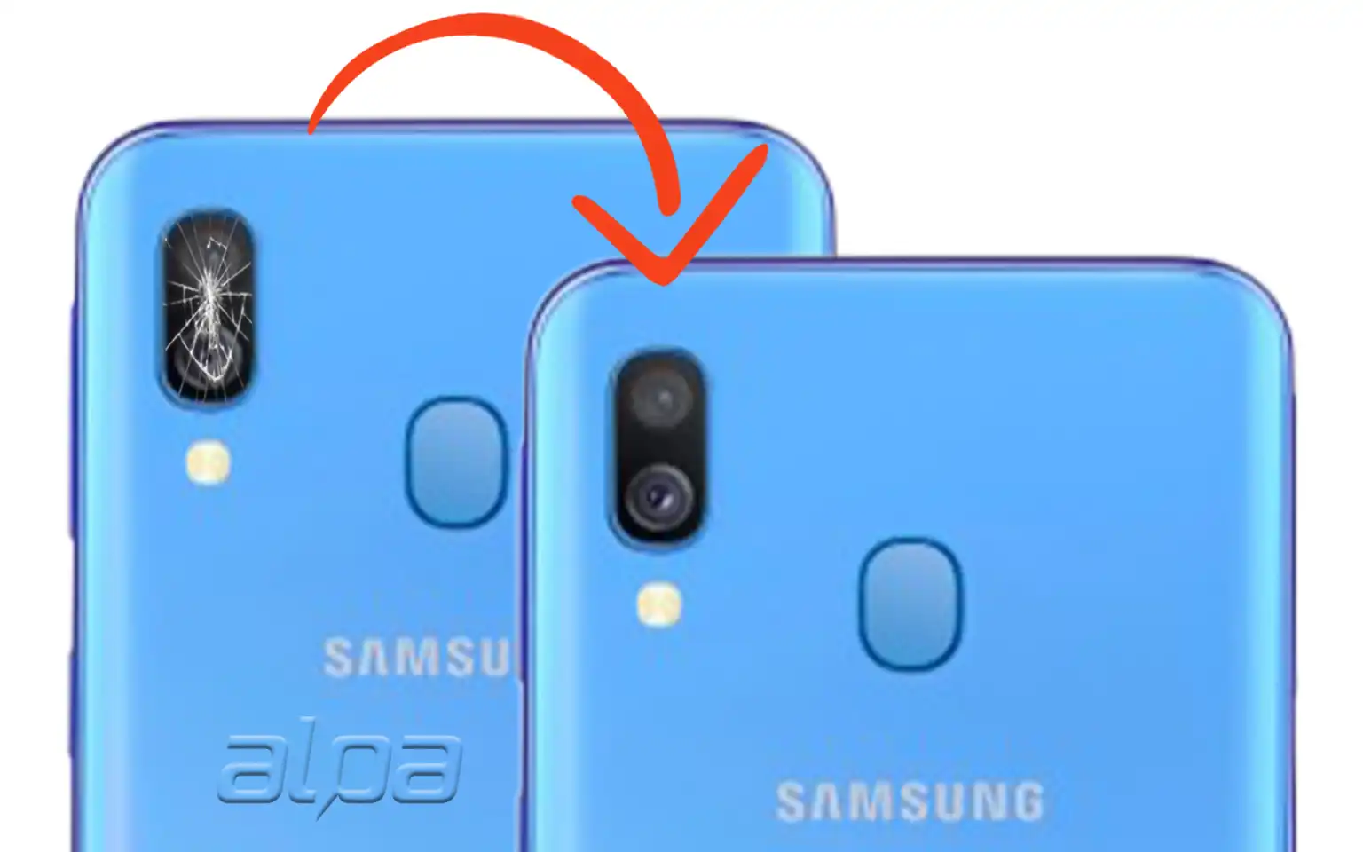 Samsung Galaxy A40 Kamera Camı Değişimi Fiyatı | ALPA Tamir Merkezi