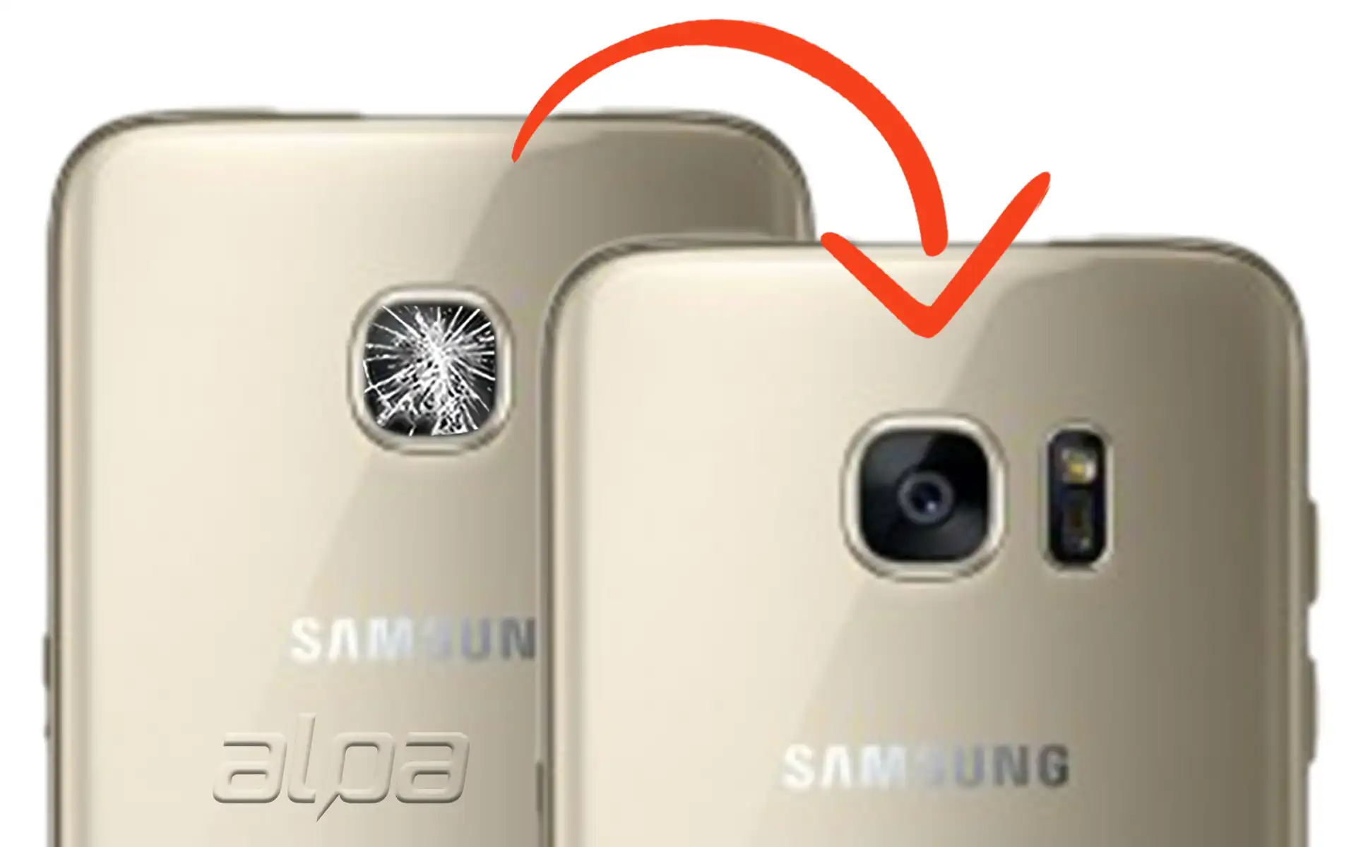 Samsung Galaxy S7 Edge Kamera Camı Değişimi Fiyatı
