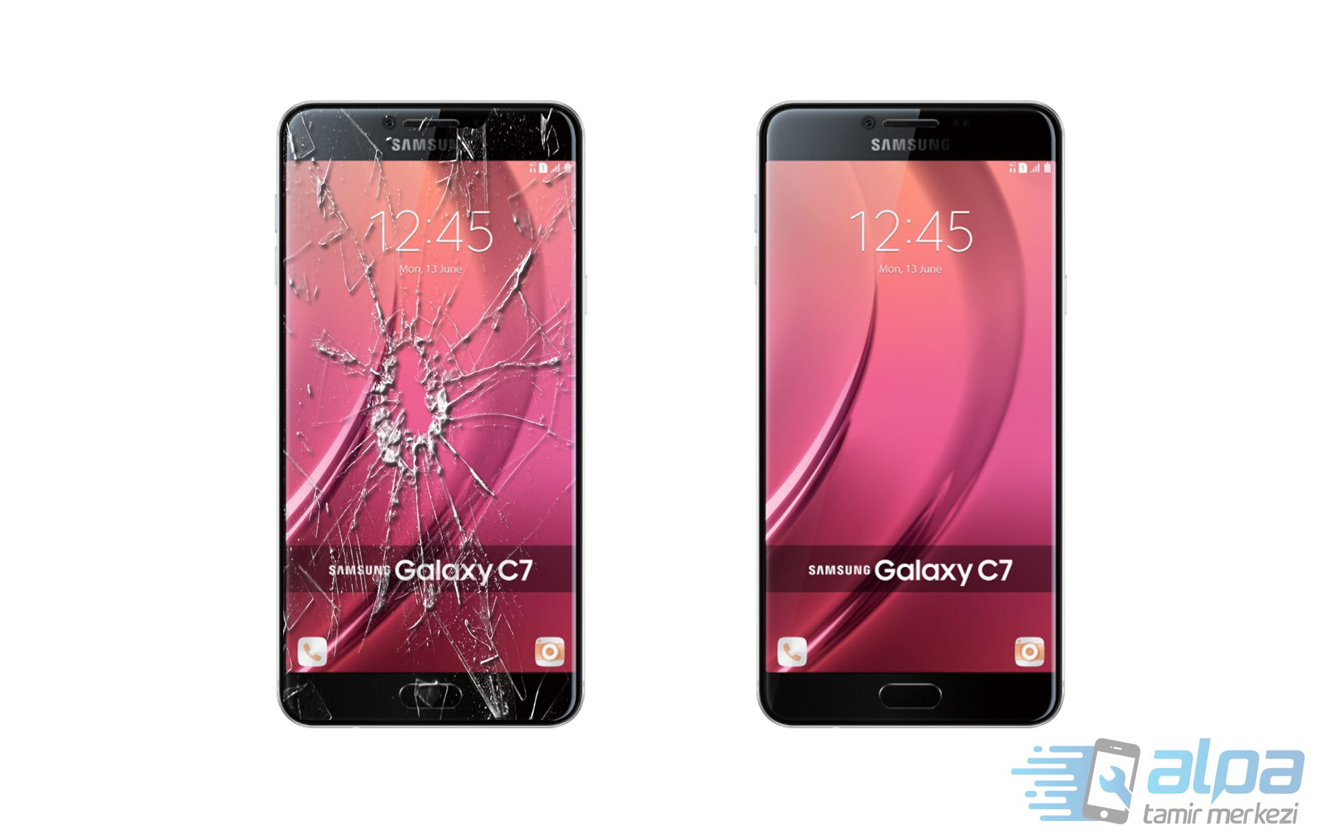 Samsung Galaxy C7 Ön Cam Değişimi Fiyatı 449 TL