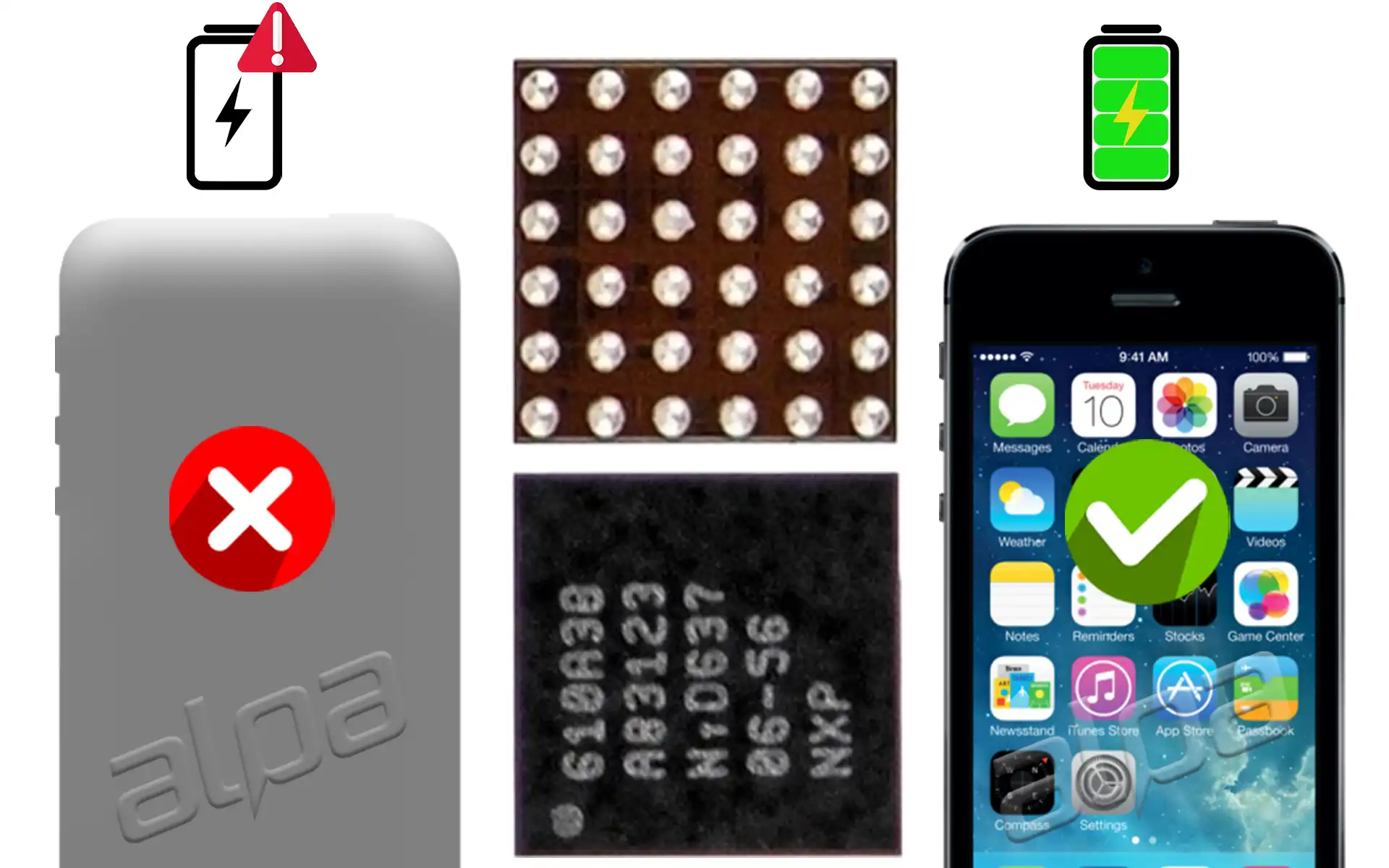 iPhone 5s Şarj Entegresi Değişimi