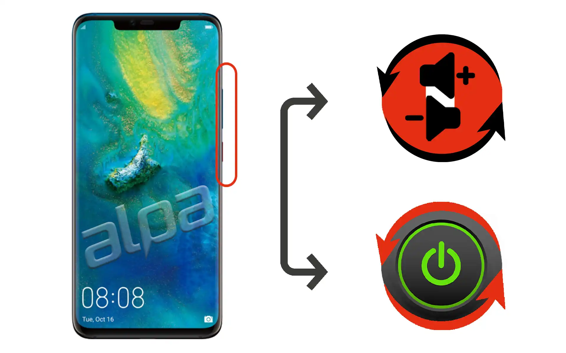 Huawei Mate 20 Pro Açma-Kapama, Ses Tuşu Tamiri Fiyatı