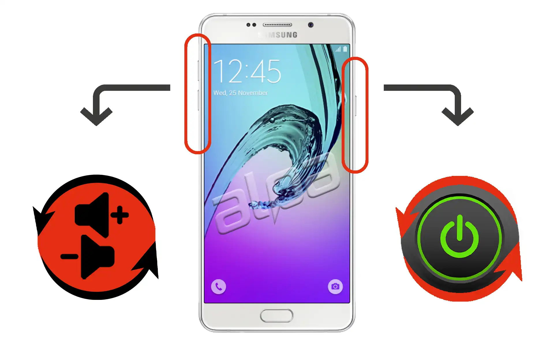 Samsung Galaxy A7 (2016) Açma-Kapama, Ses Tuşu Tamiri Fiyatı