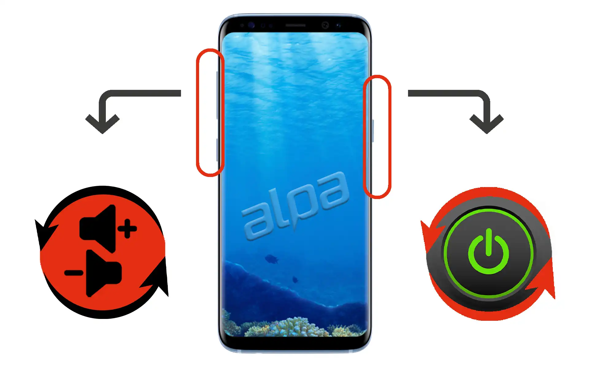 Samsung Galaxy S8 Açma-Kapama, Ses Tuşu Tamiri Fiyatı