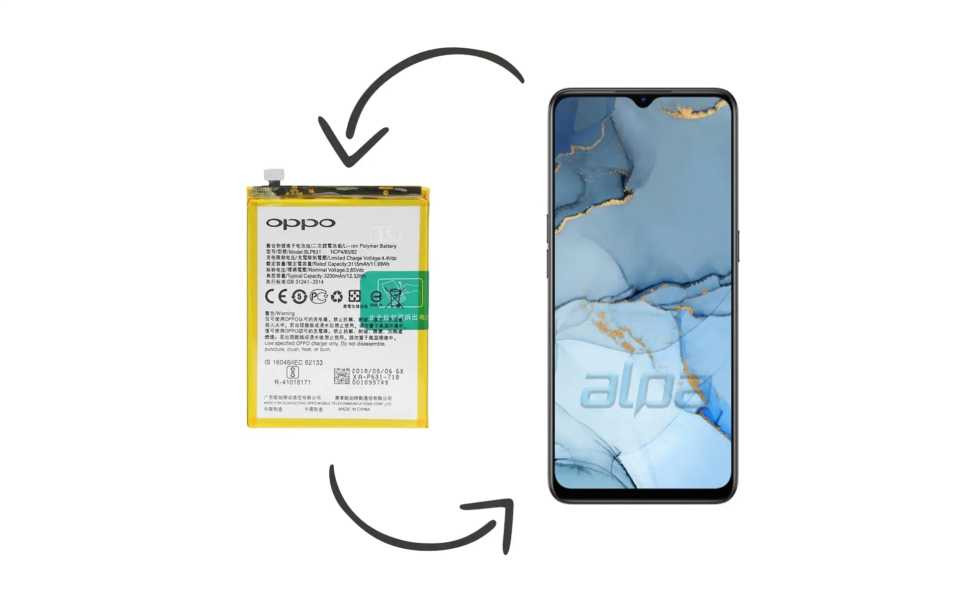 Oppo Reno 3 Batarya Değişimi Fiyatı