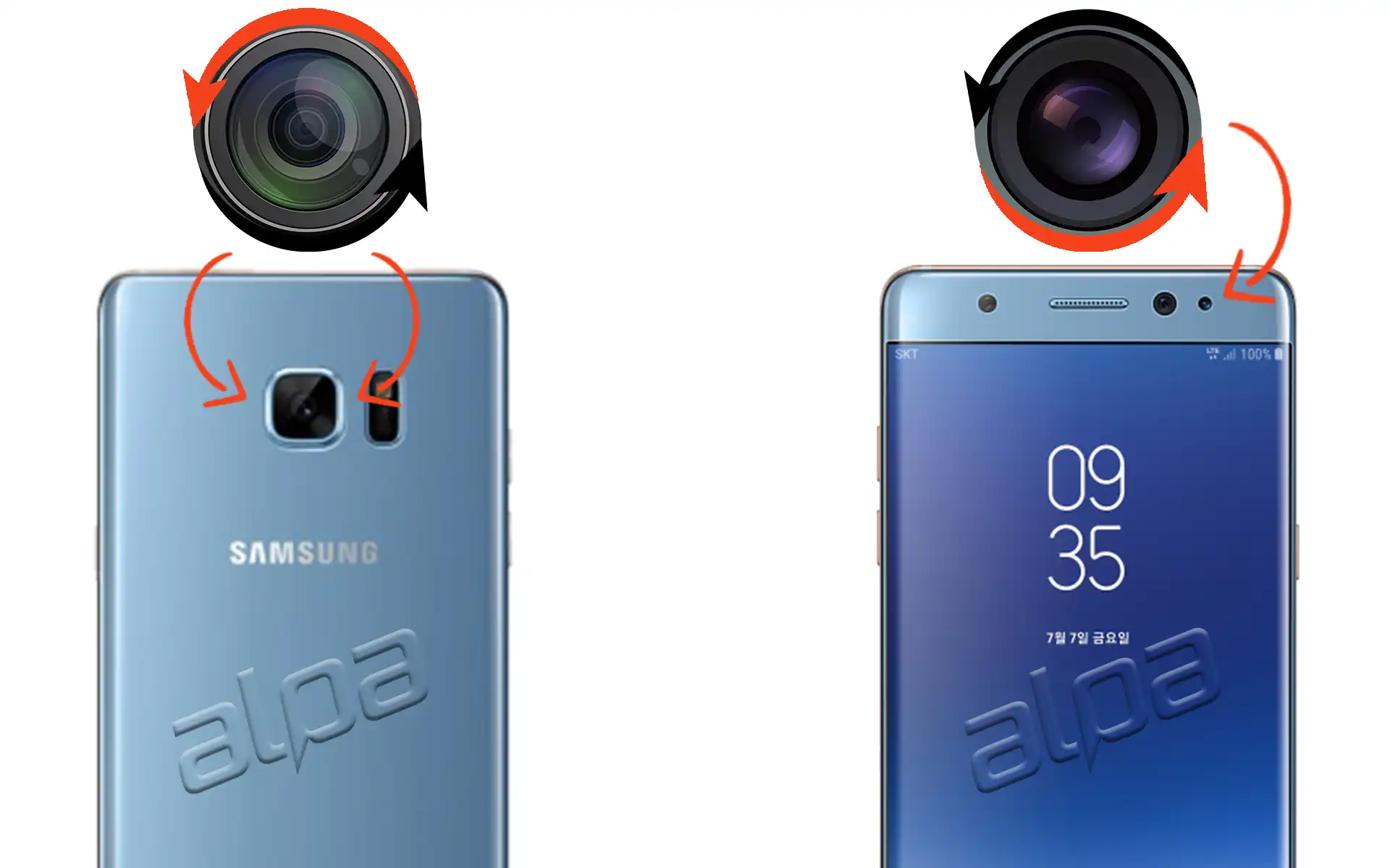 Samsung Galaxy Note FE (Fan Edition) Ön, Arka Kamera Değişimi Fiyatı