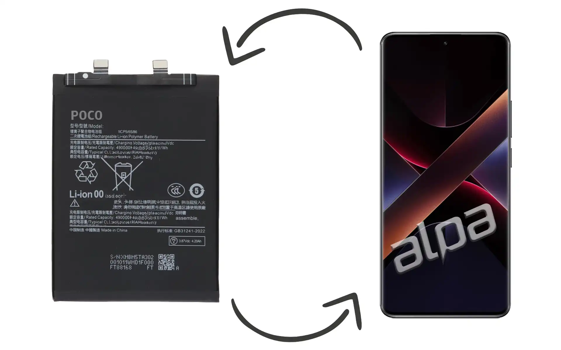 Poco X7 Batarya Değişimi Fiyatı