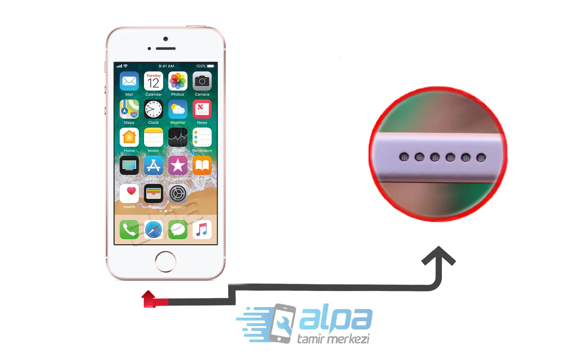 iPhone SE 1 (2016) Hoparlör Değişimi Fiyatı