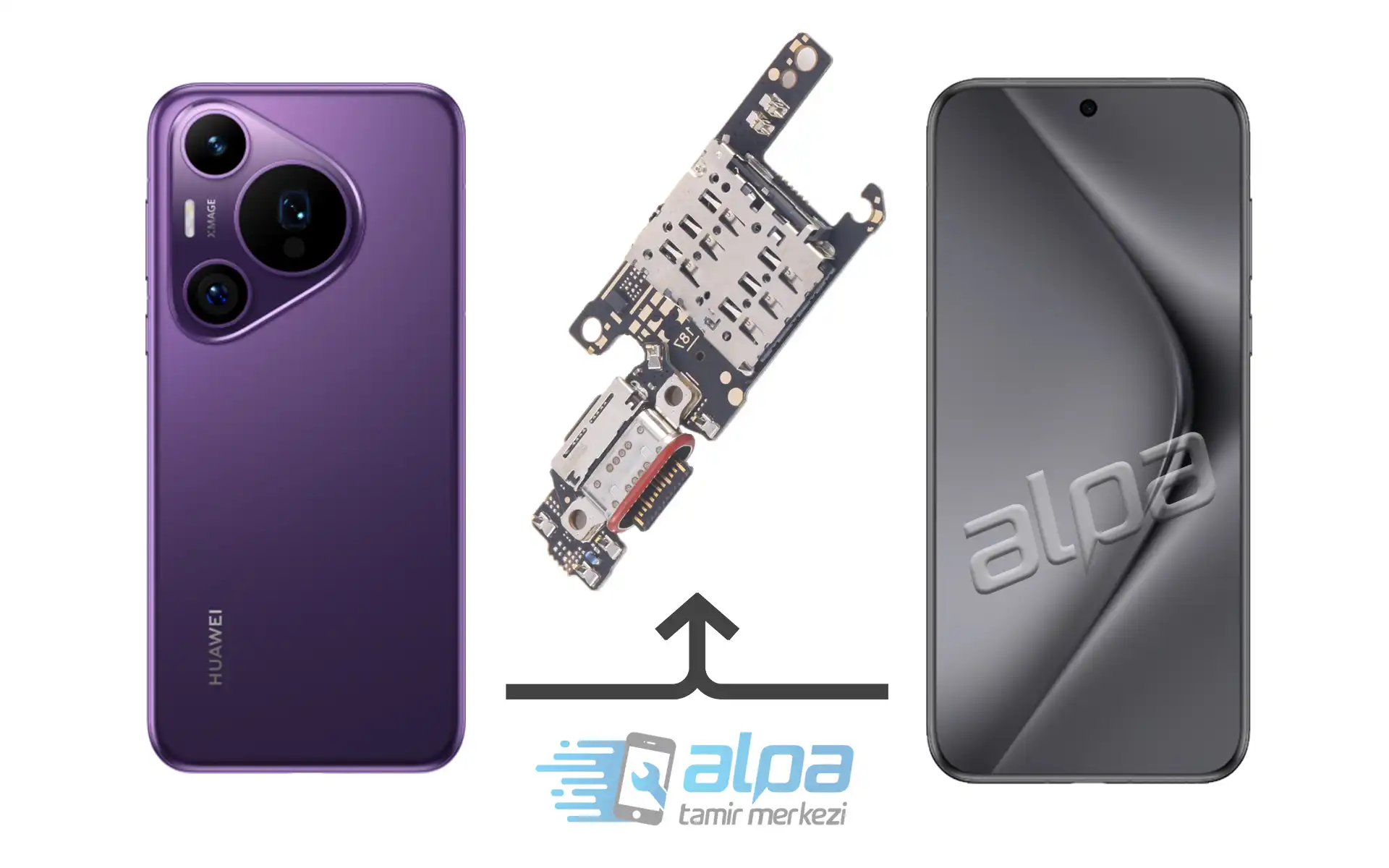 Huawei Pura 70 Pro Şarj Soketi Değişimi