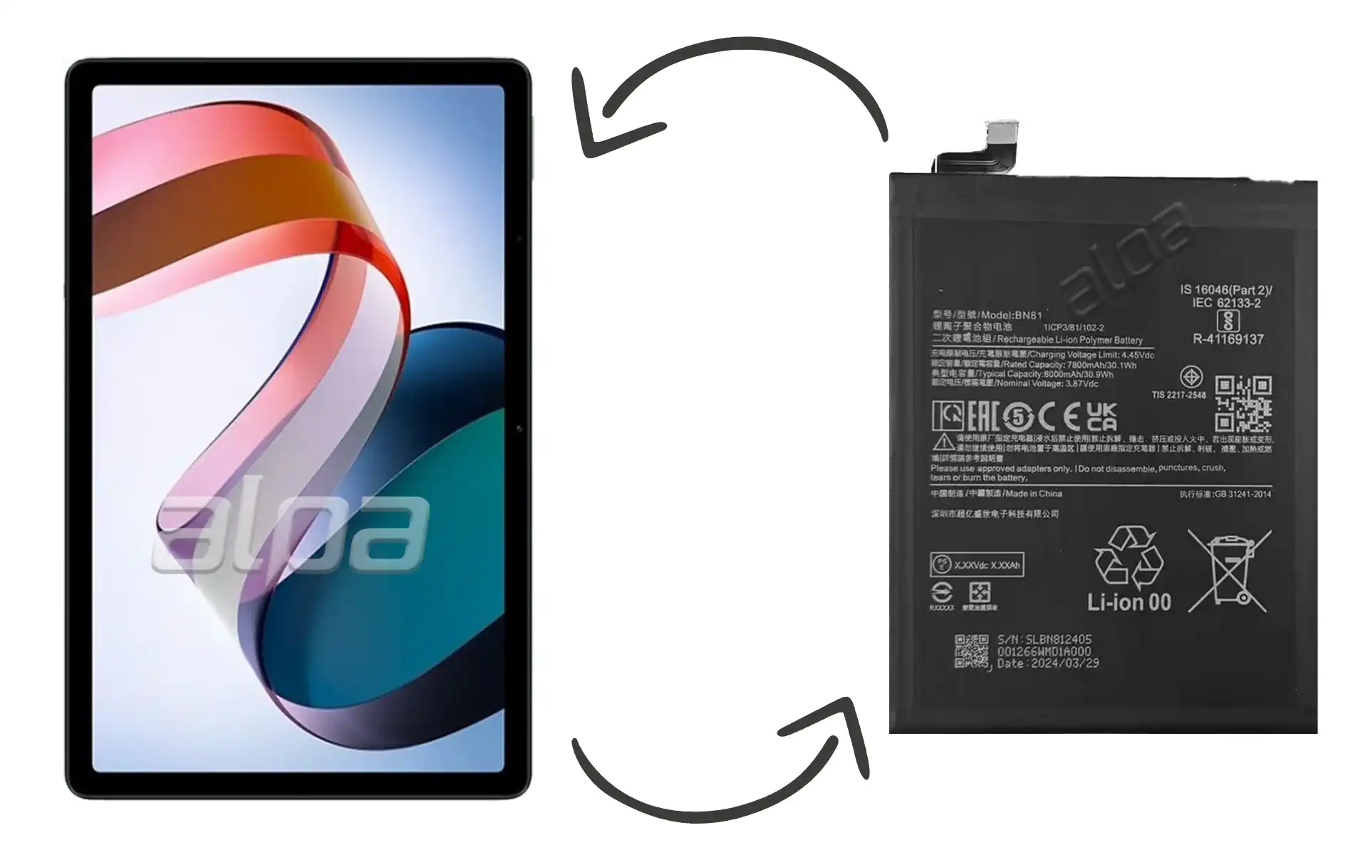 Redmi Pad Batarya Değişimi Fiyatı