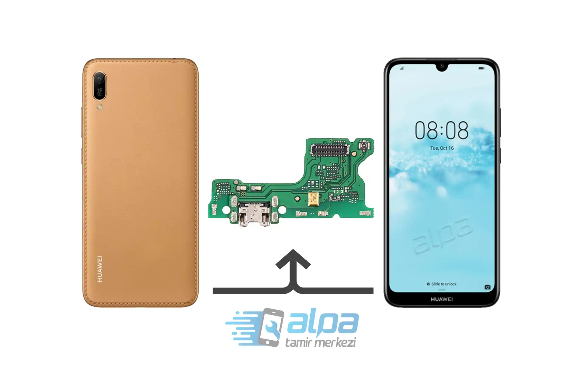 Huawei Y6 Prime 2019 Şarj Soketi Değişimi Fiyatı