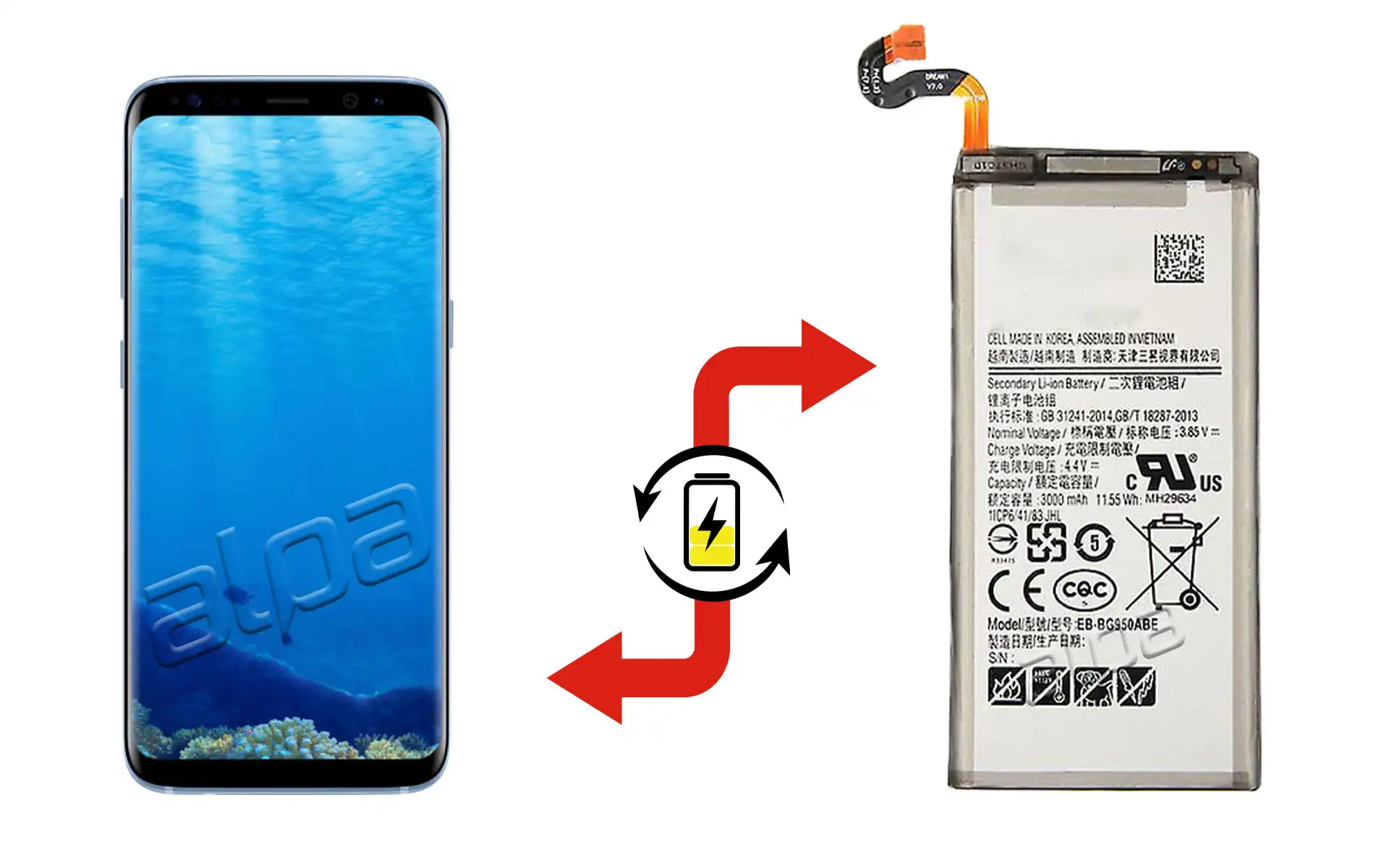 Samsung Galaxy S8 Batarya Değişimi Fiyatı