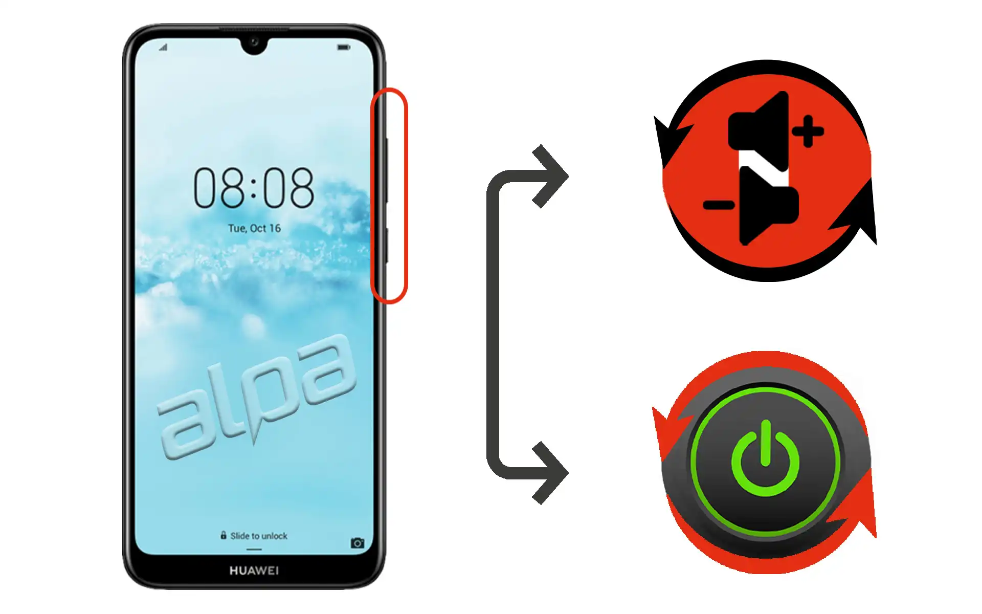 Huawei Y6 Prime 2019 Açma-Kapama, Ses Tuşu Tamiri Fiyatı