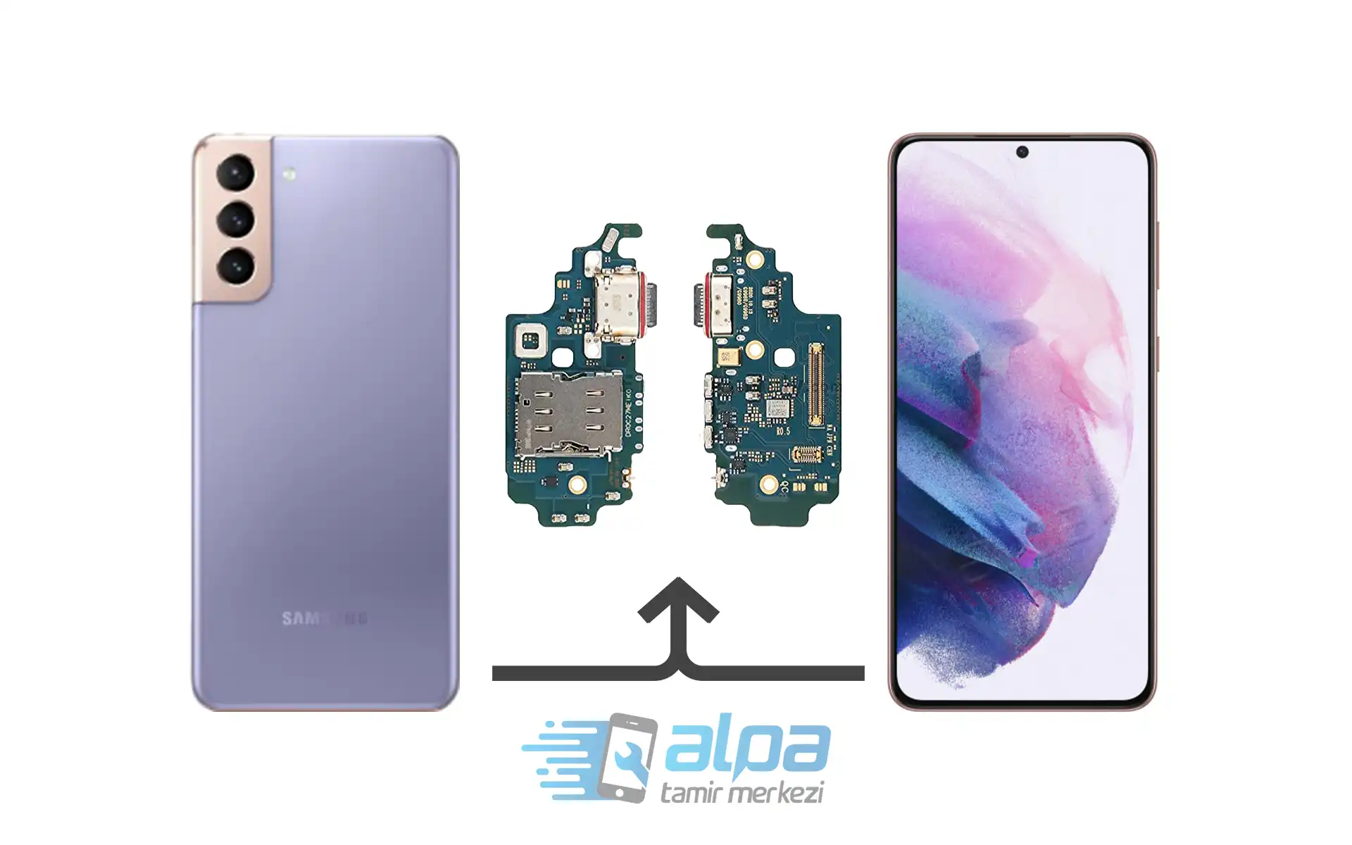 Samsung Galaxy S21 Plus Şarj Soketi Değişimi Fiyatı