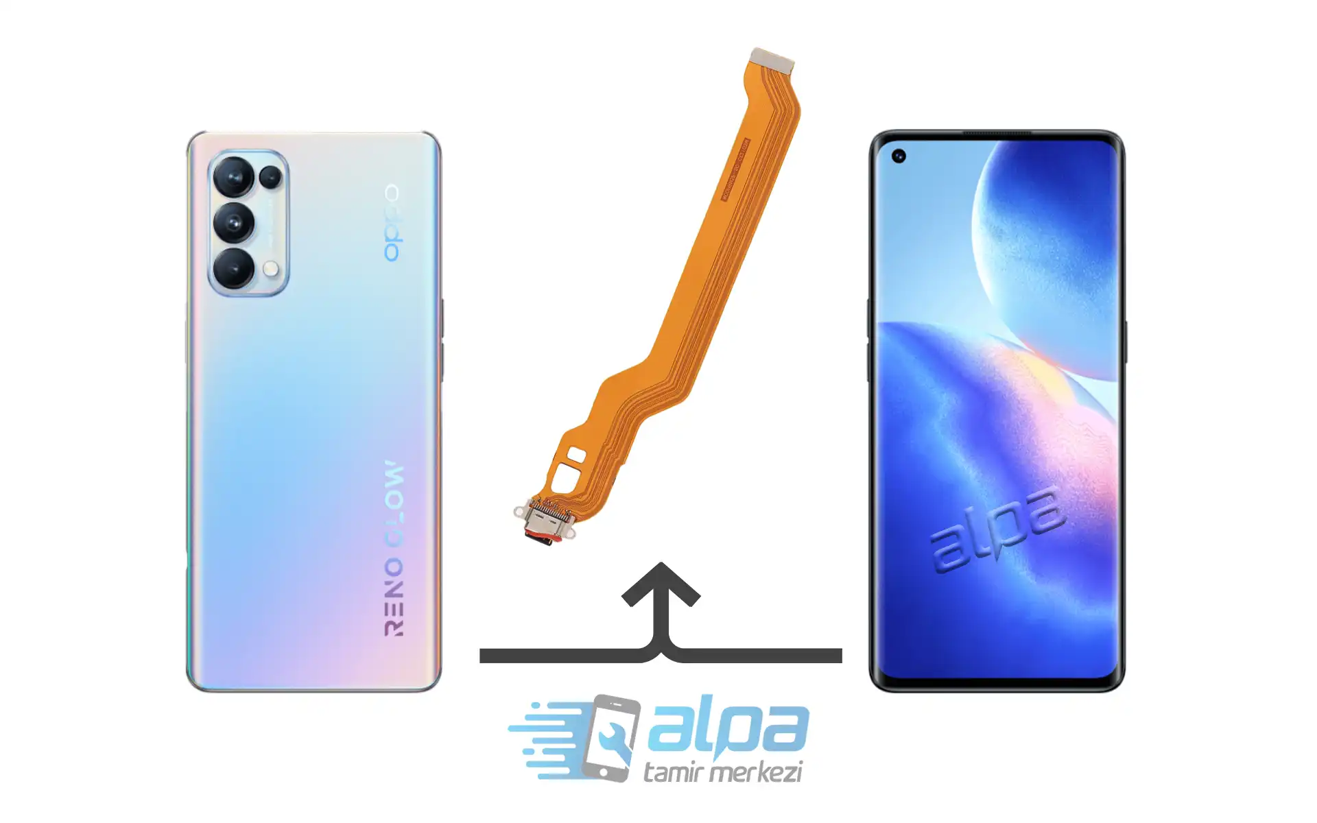 Oppo Reno 5 Pro Şarj Soketi Değişimi  Fiyatı