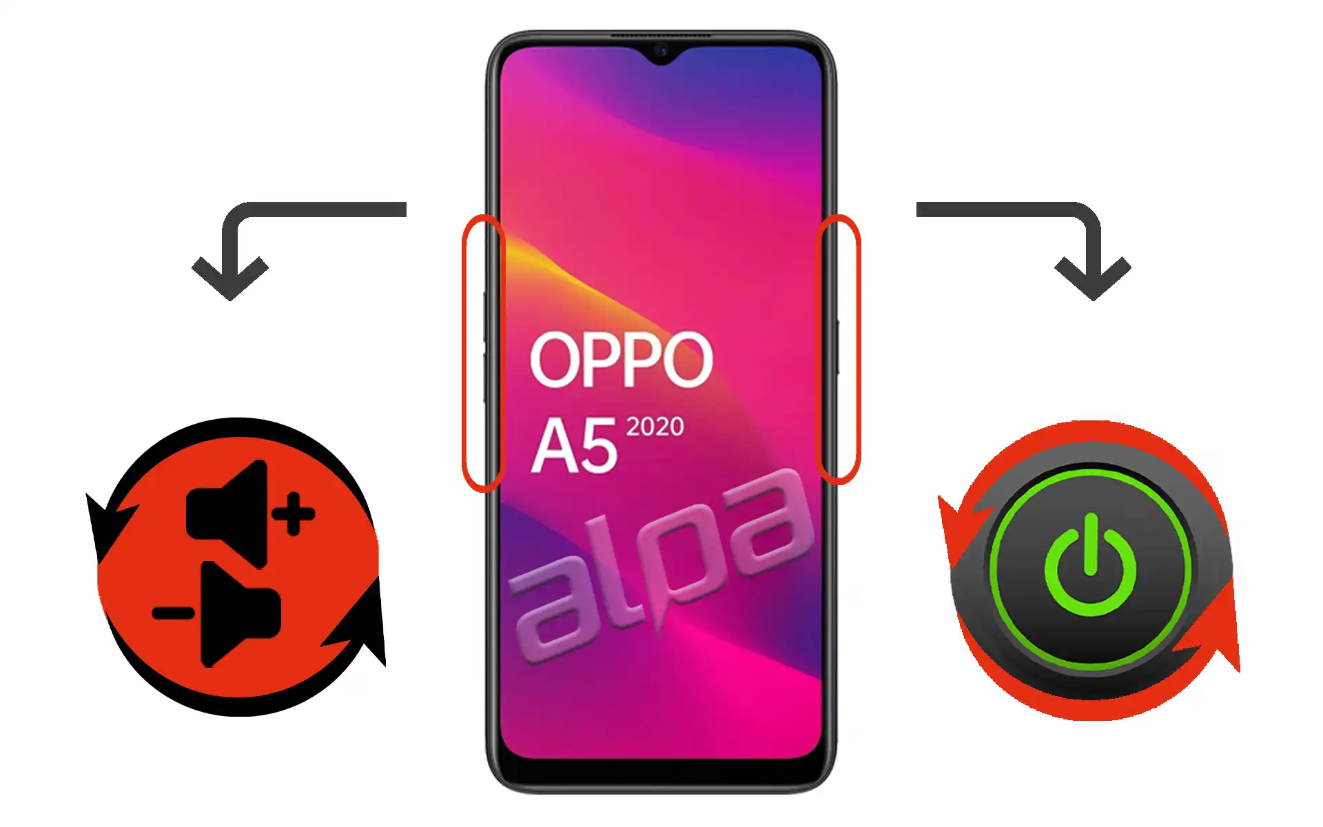 Oppo A5 2020 Açma-Kapama, Ses Tuşu Tamiri Fiyatı