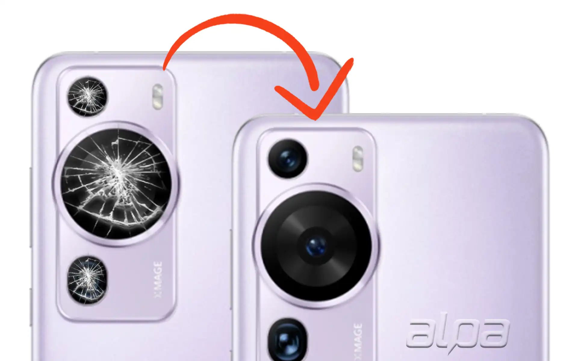 Huawei P60 Pro Kamera Camı Değişimi Fiyatı