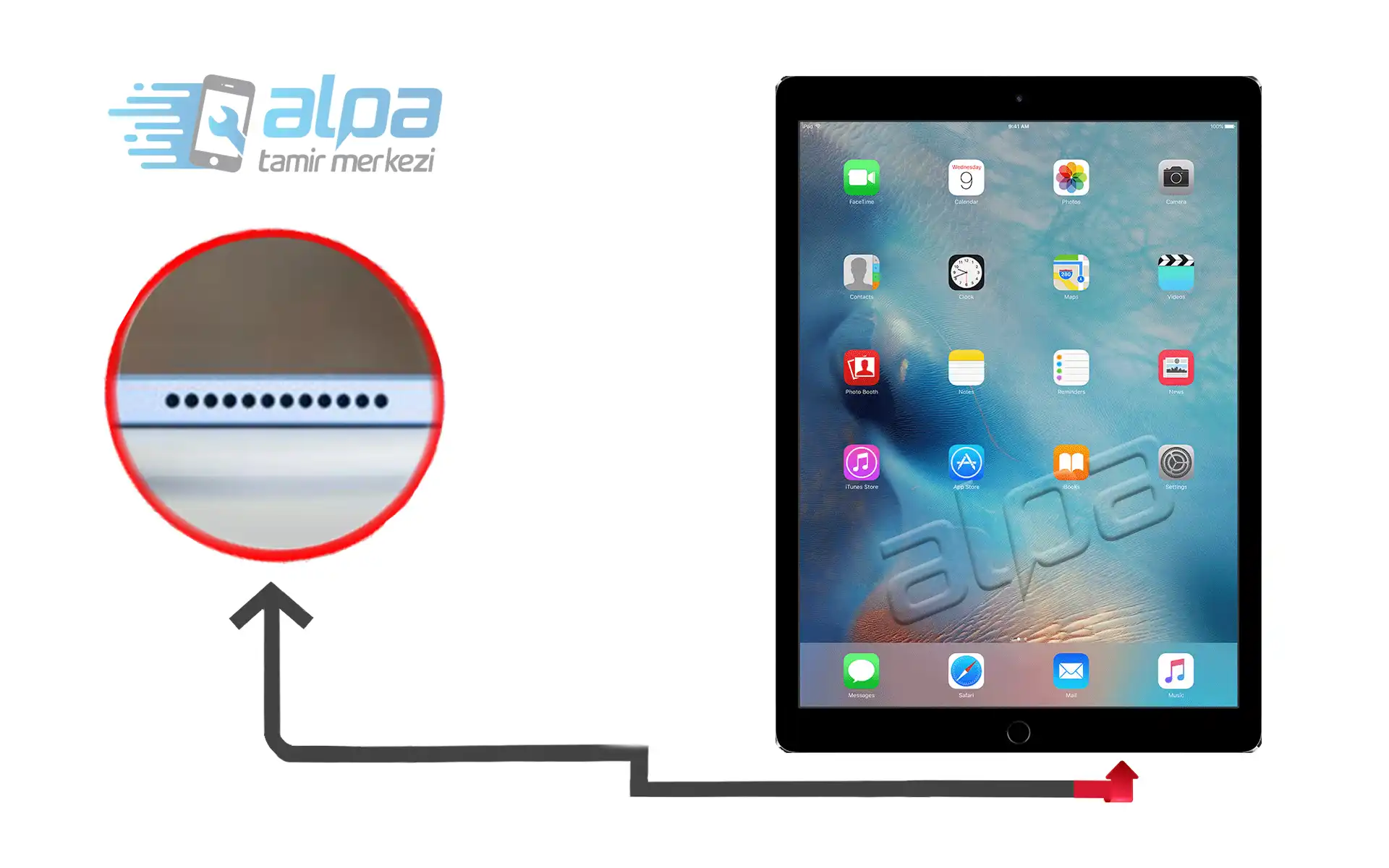 iPad Pro 12.9 (1. nesil) Hoparlör Değişimi Fiyatı