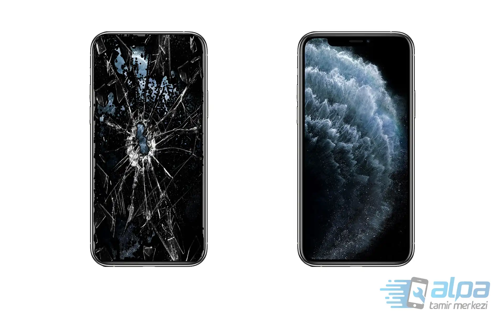 iPhone 11 Pro Max ekran, ön cam değişimi fiyatı