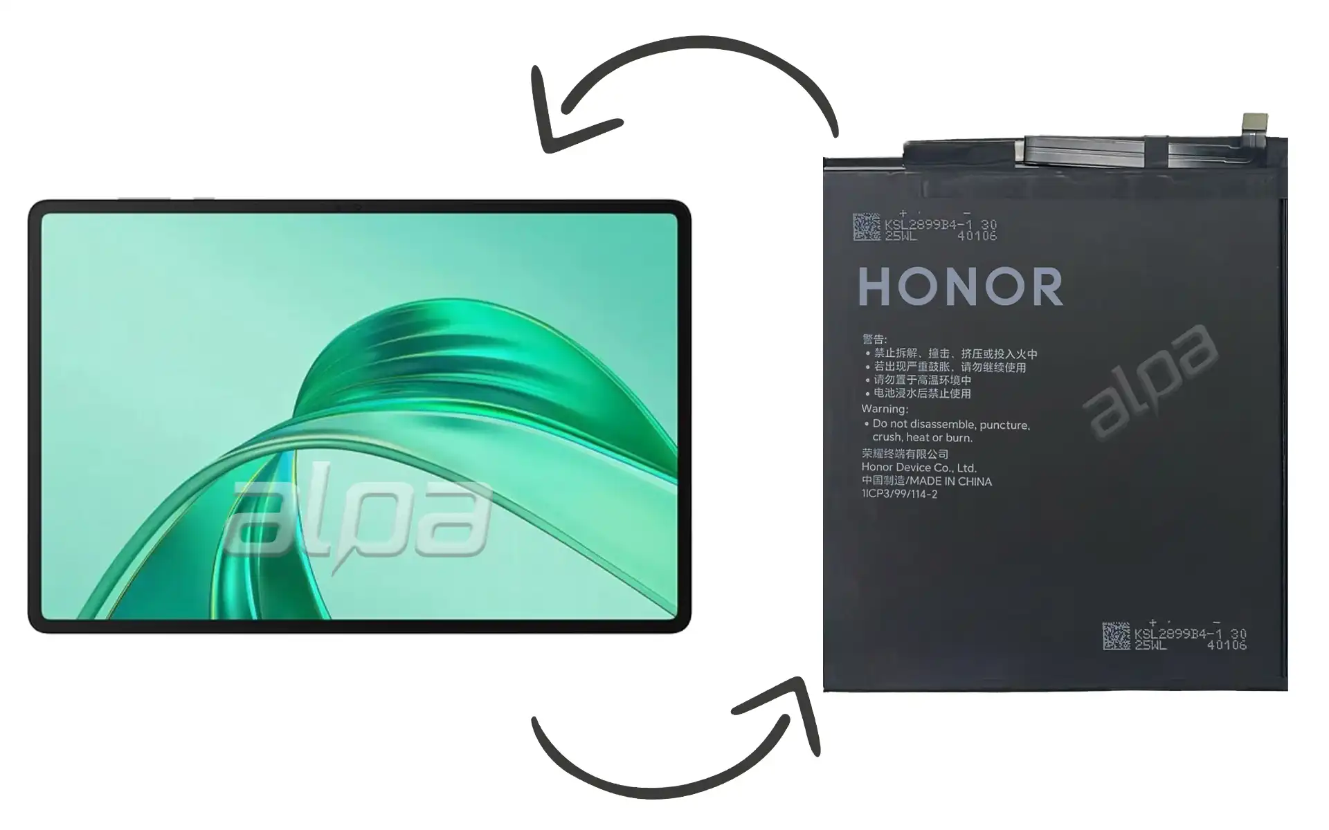 Honor Pad X8a Batarya Değişimi Fiyatı