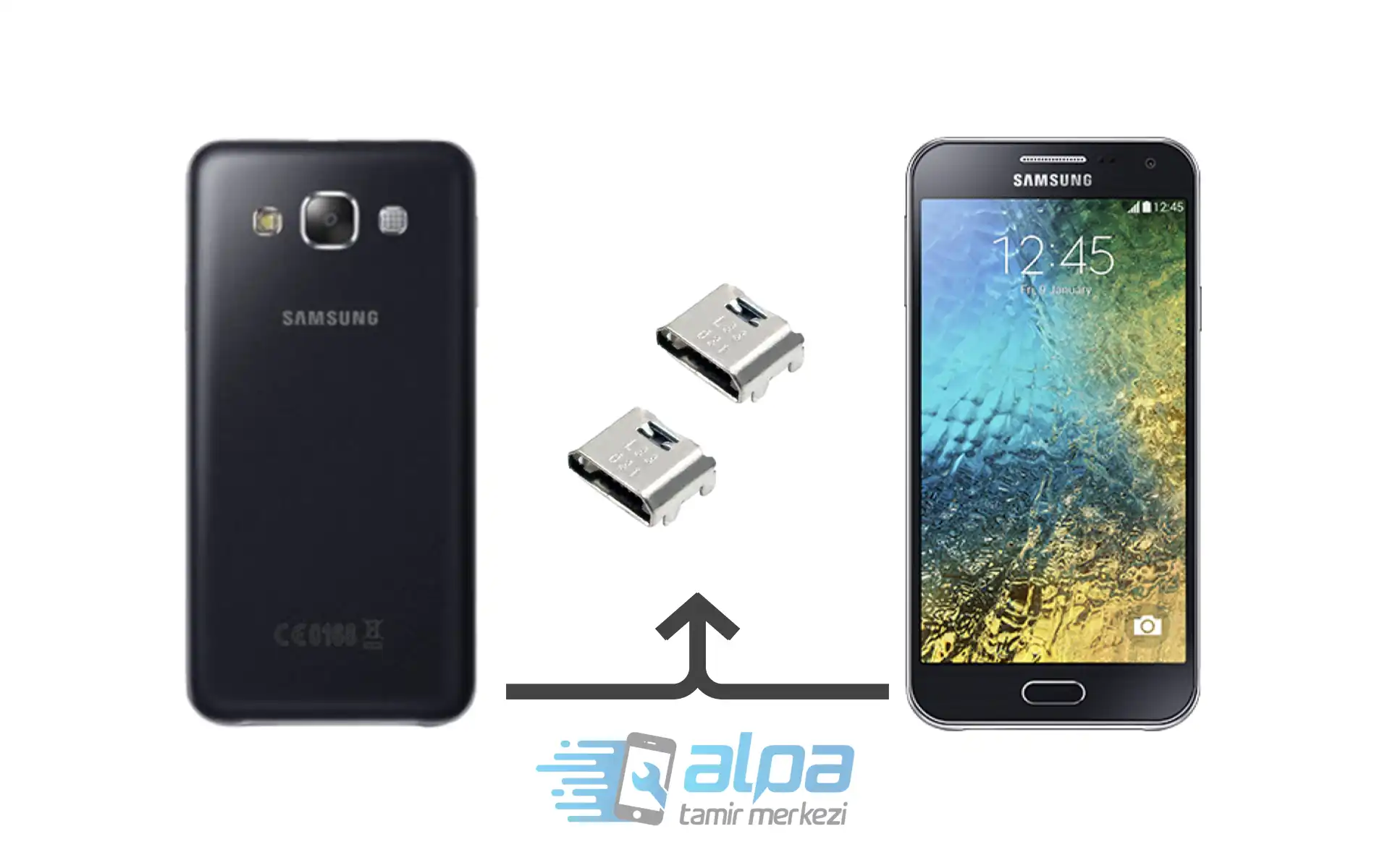 Samsung Galaxy E5 Şarj Soketi Tamiri Değişimi Fiyatı
