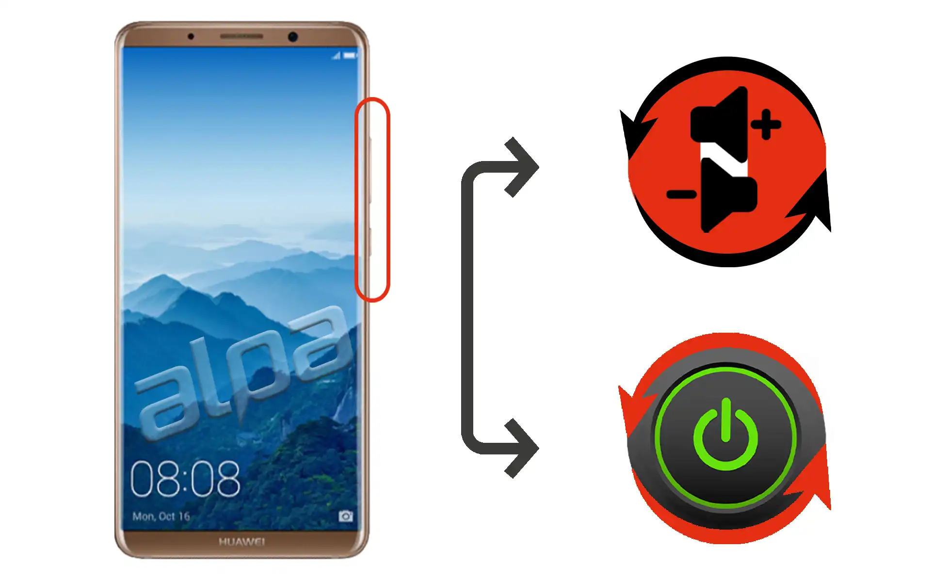 Huawei Mate 10 Pro Açma-Kapama, Ses Tuşu Tamiri Fiyatı