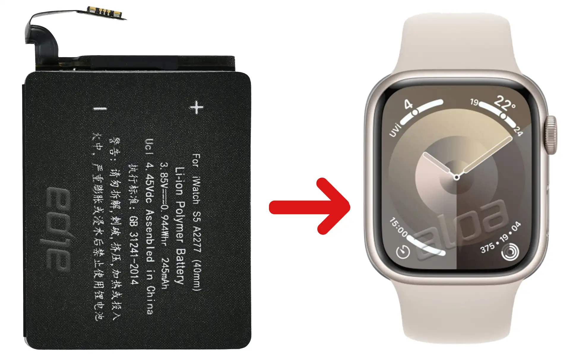 Apple Watch S9 41MM Batarya Değişimi Fiyatı