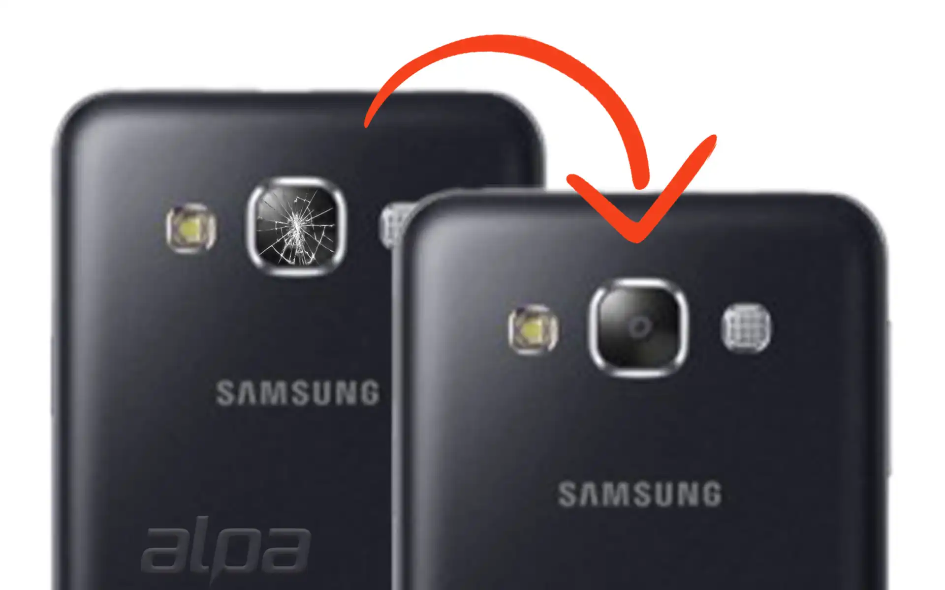 Samsung Galaxy E5 Kamera Camı Değişimi Fiyatı
