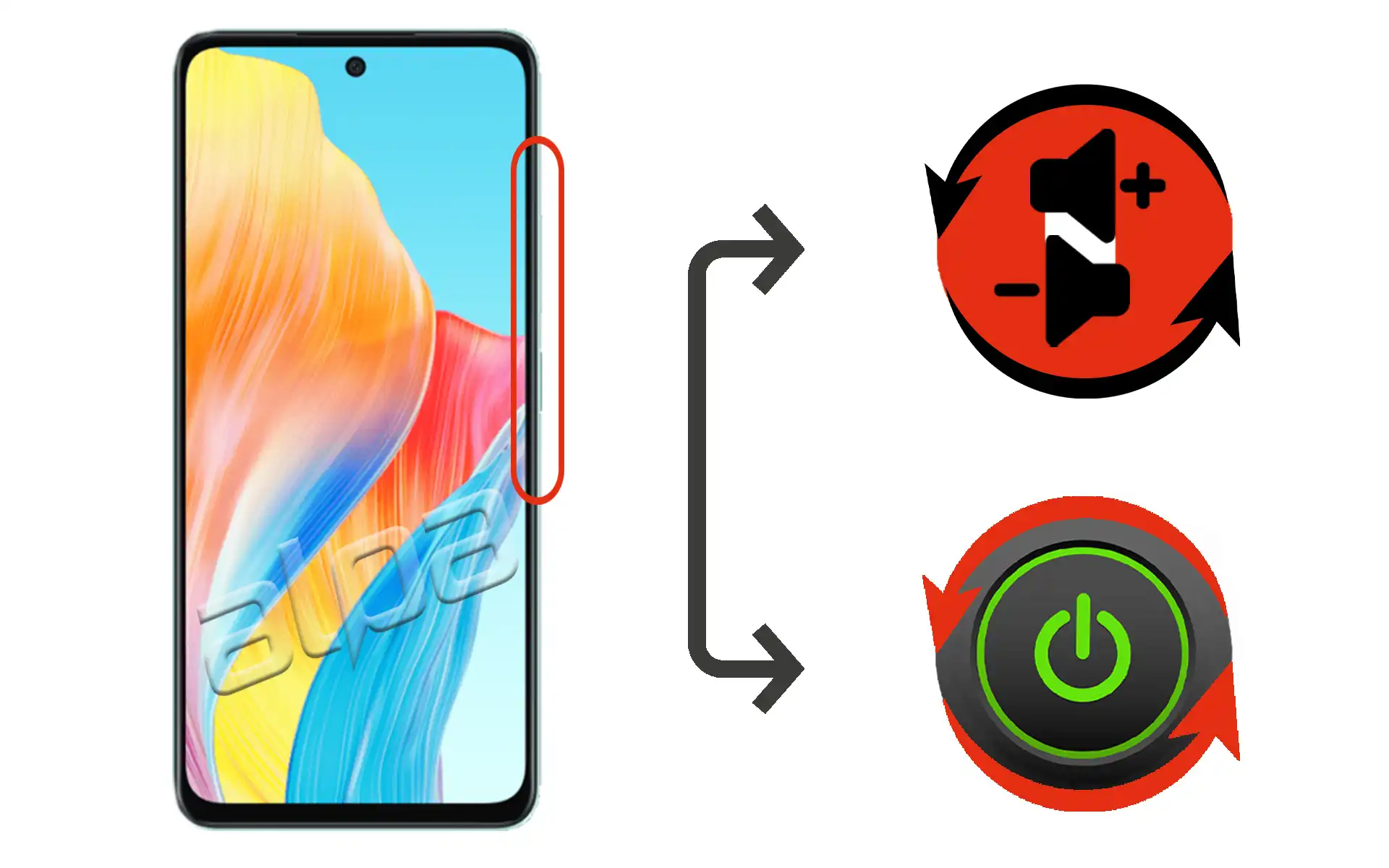Oppo A58 Açma-Kapama, Ses Tuşu Tamiri Fiyatı
