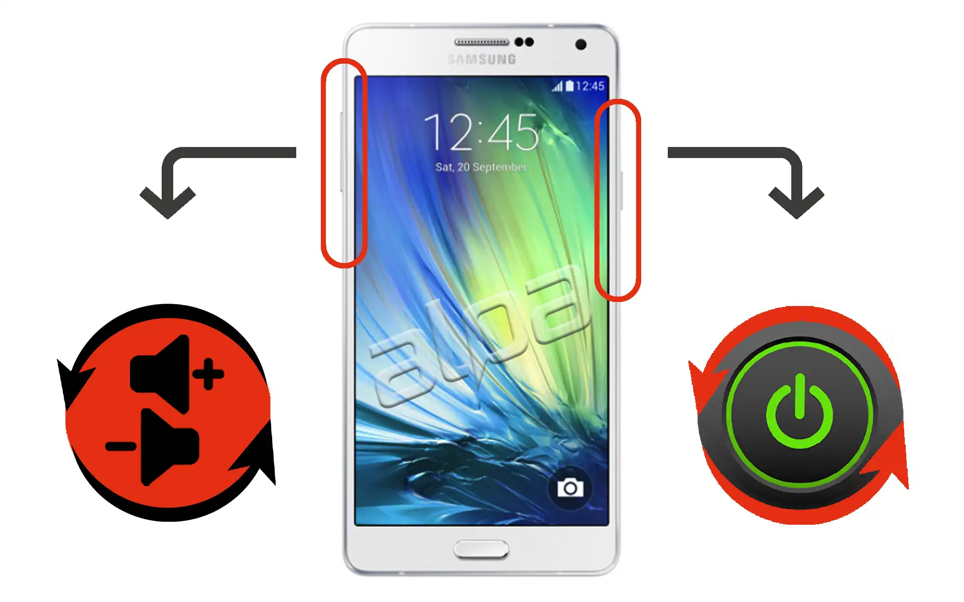 Samsung Galaxy A7 Açma-Kapama, Ses Tuşu Tamiri Fiyatı