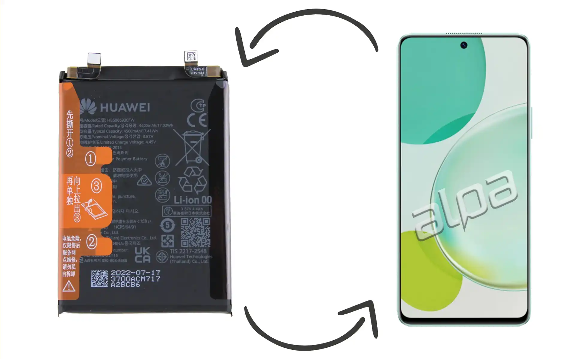 Huawei Nova 11i Batarya Değişimi Fiyatı