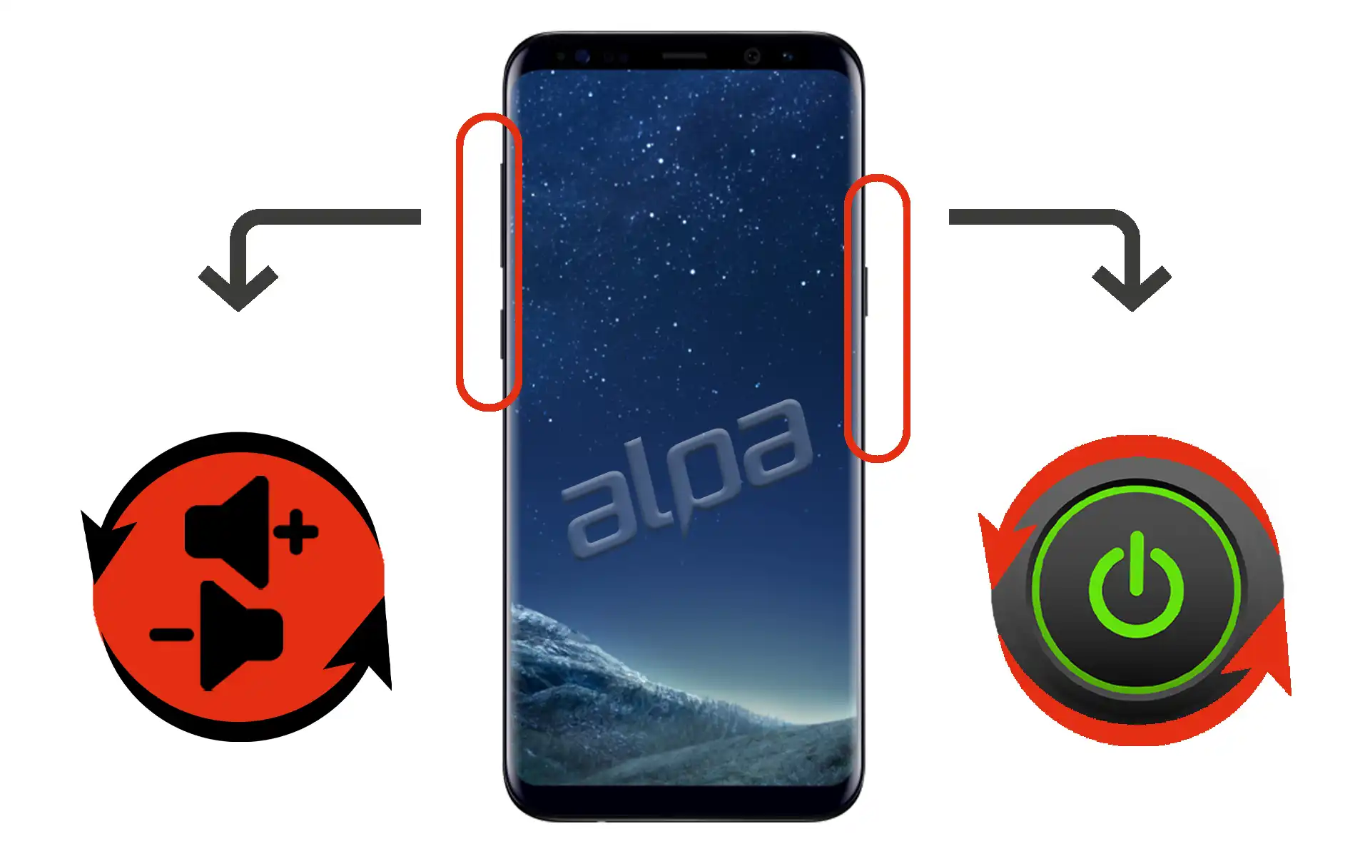 Samsung Galaxy S8 Plus Açma-Kapama, Ses Tuşu Tamiri