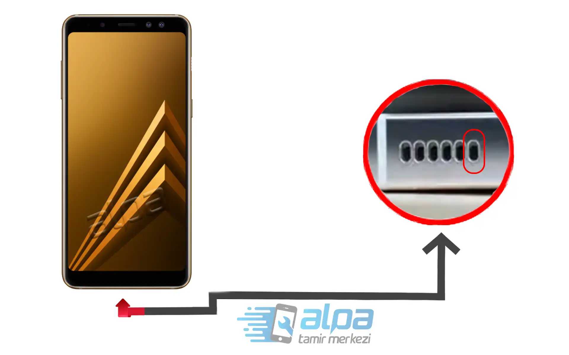 Samsung Galaxy A8 (2018) Mikrofon Değişimi Fiyatı