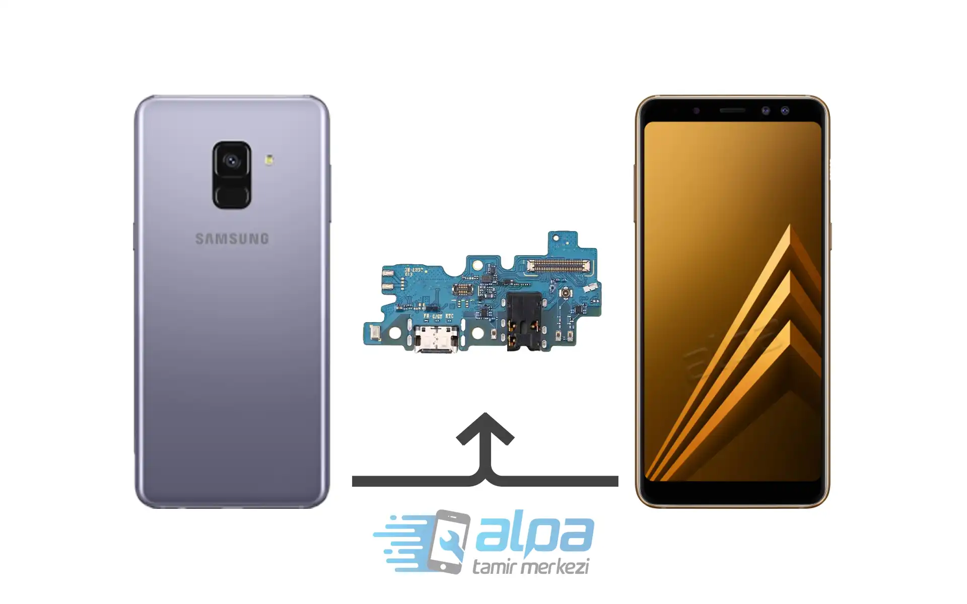 Samsung Galaxy A8 (2018) Şarj Soketi Değişimi Fiyatı