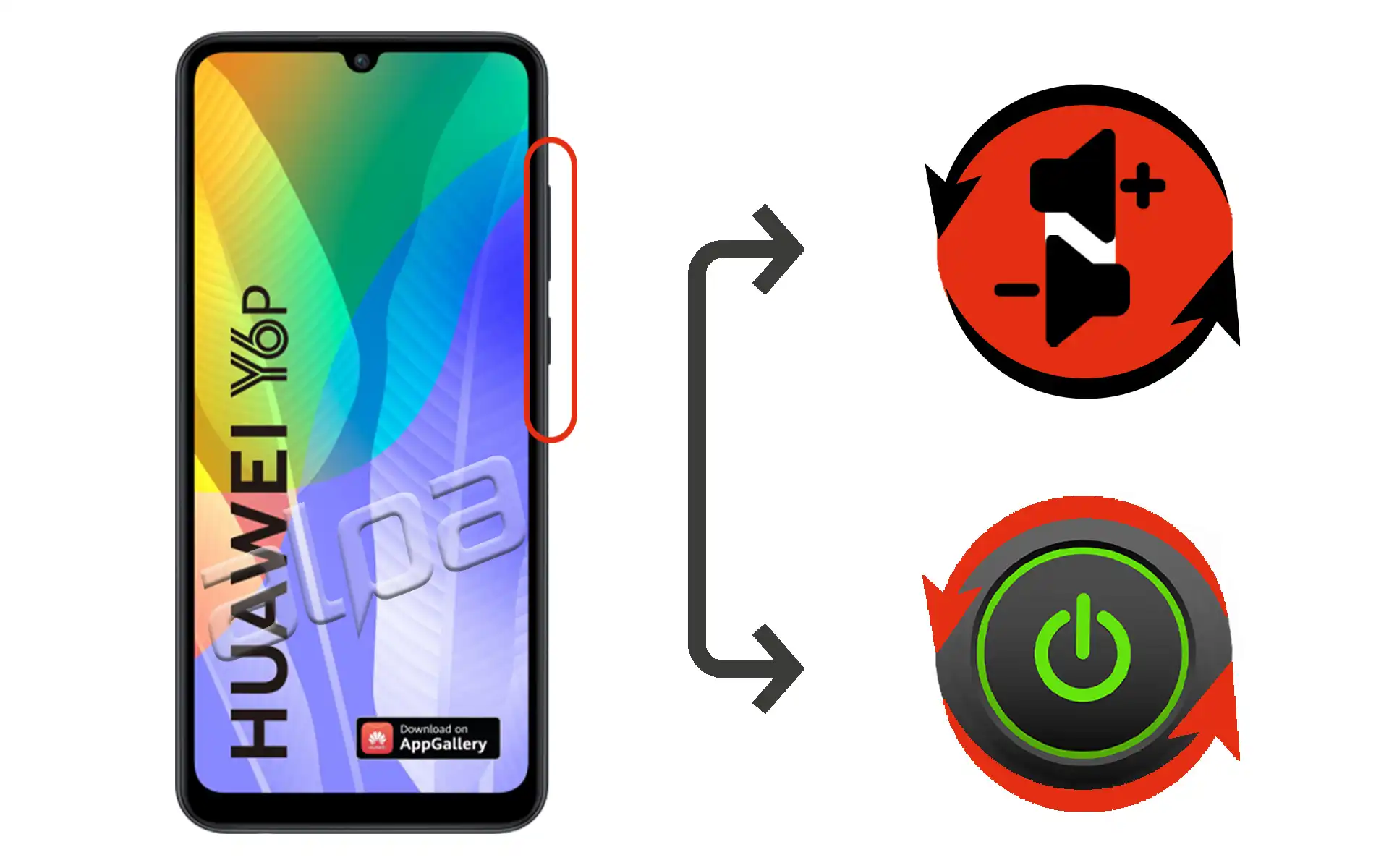 Huawei Y6P Açma-Kapama, Ses Tuşu Tamiri Fiyatı