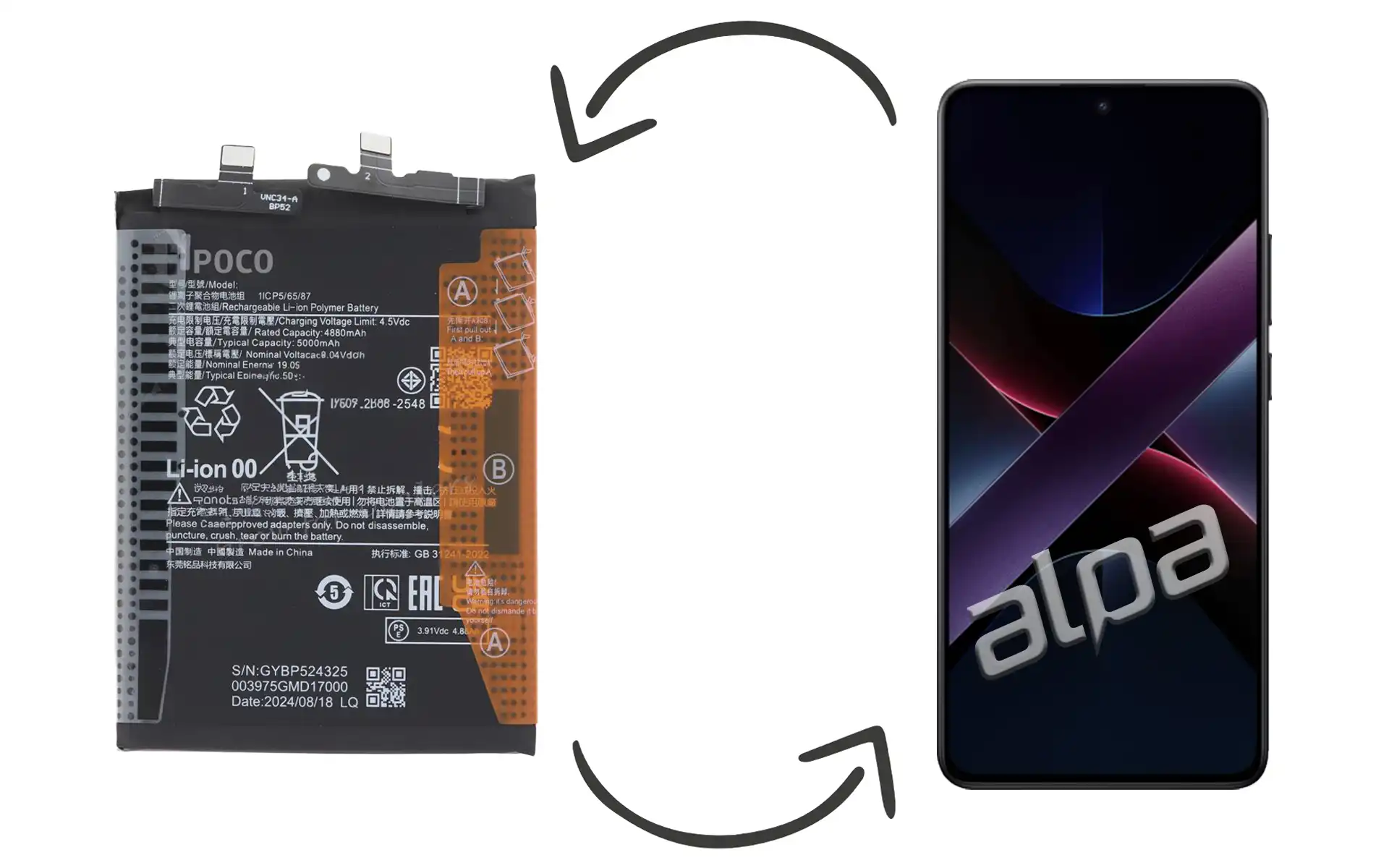 Poco X7 Pro Batarya Değişimi Fiyatı