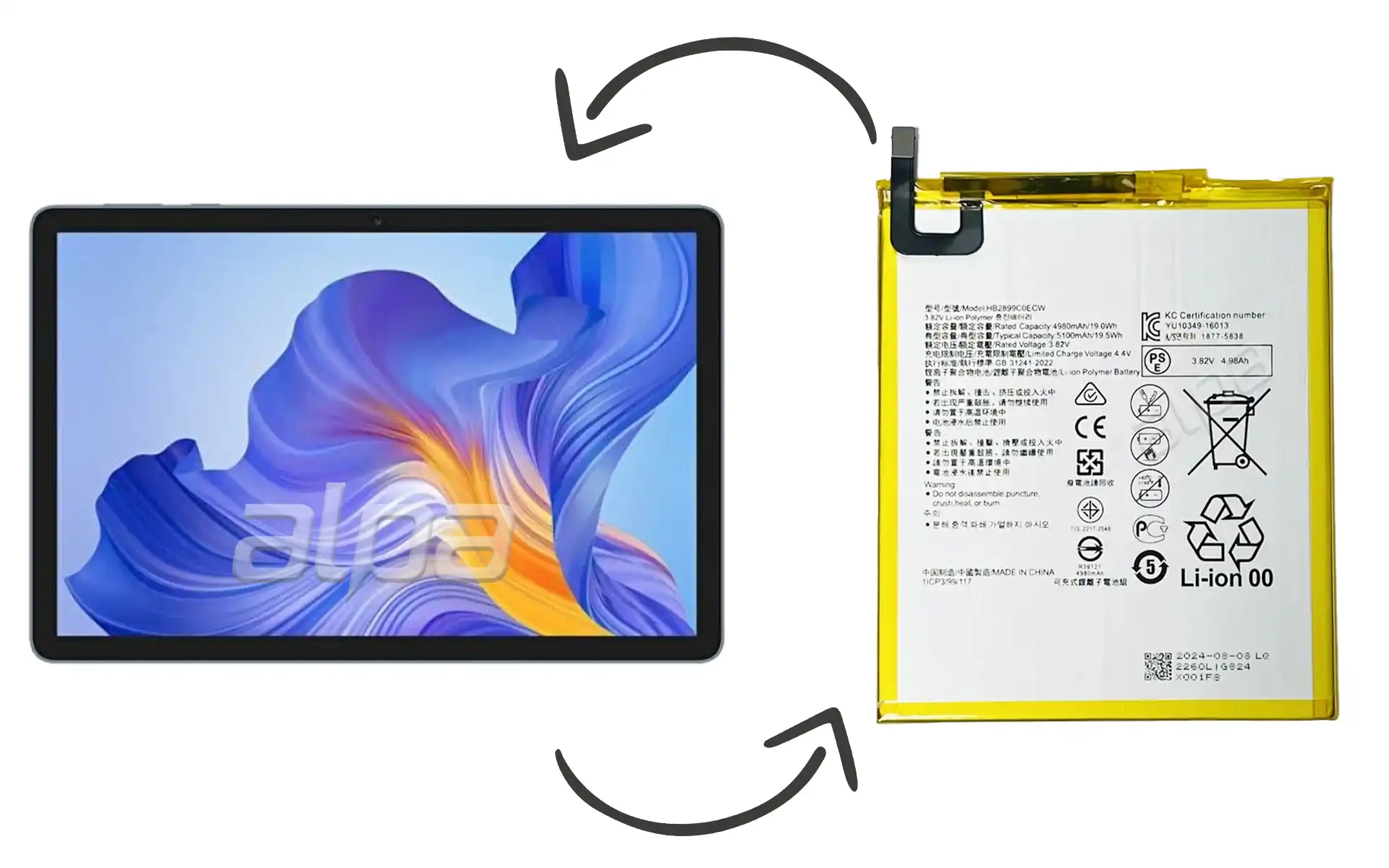 Honor Pad X8 Batarya Değişimi Fiyatı