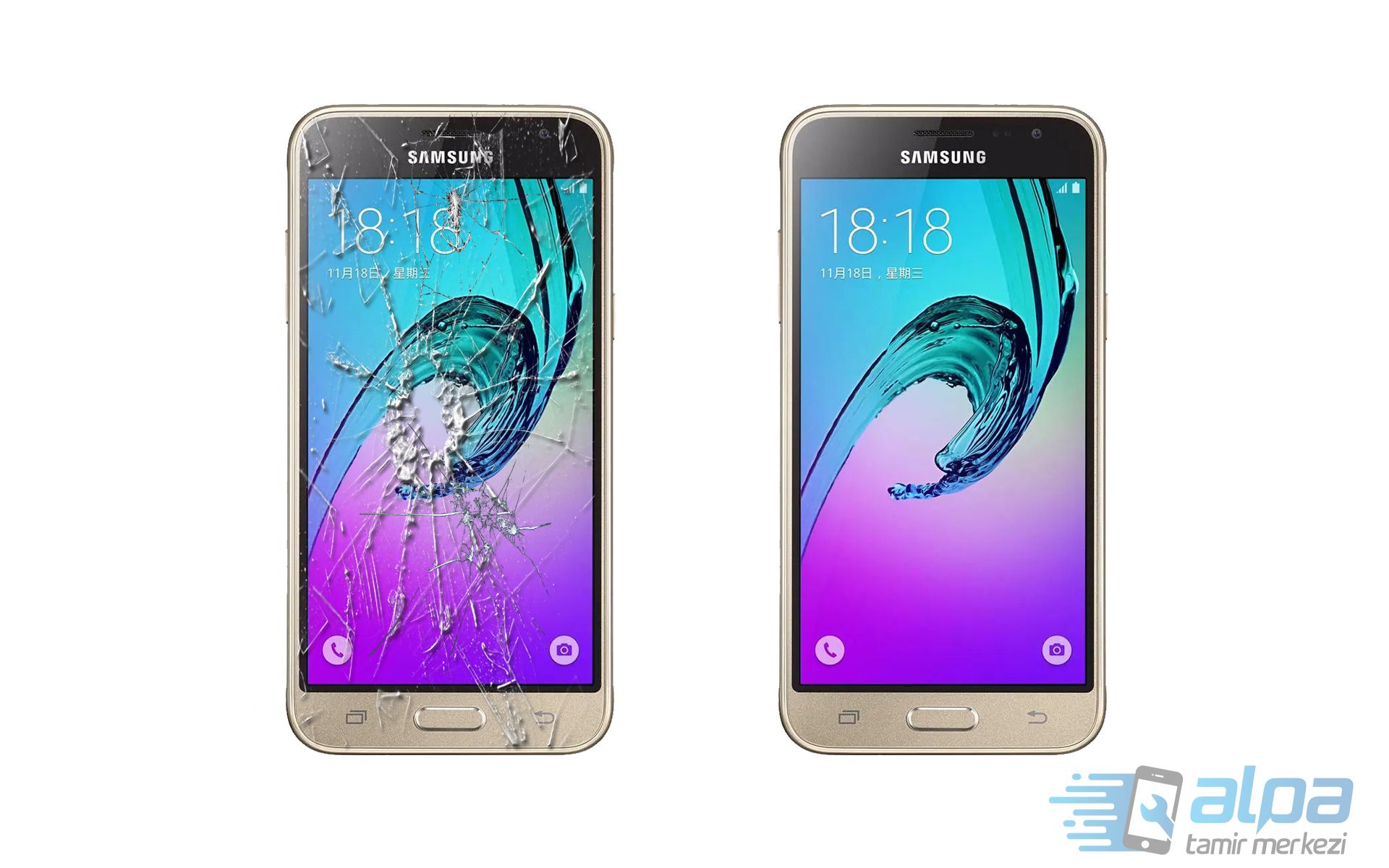 Samsung Galaxy J3 (2016) ön cam değişimi fiyatı 279 TL