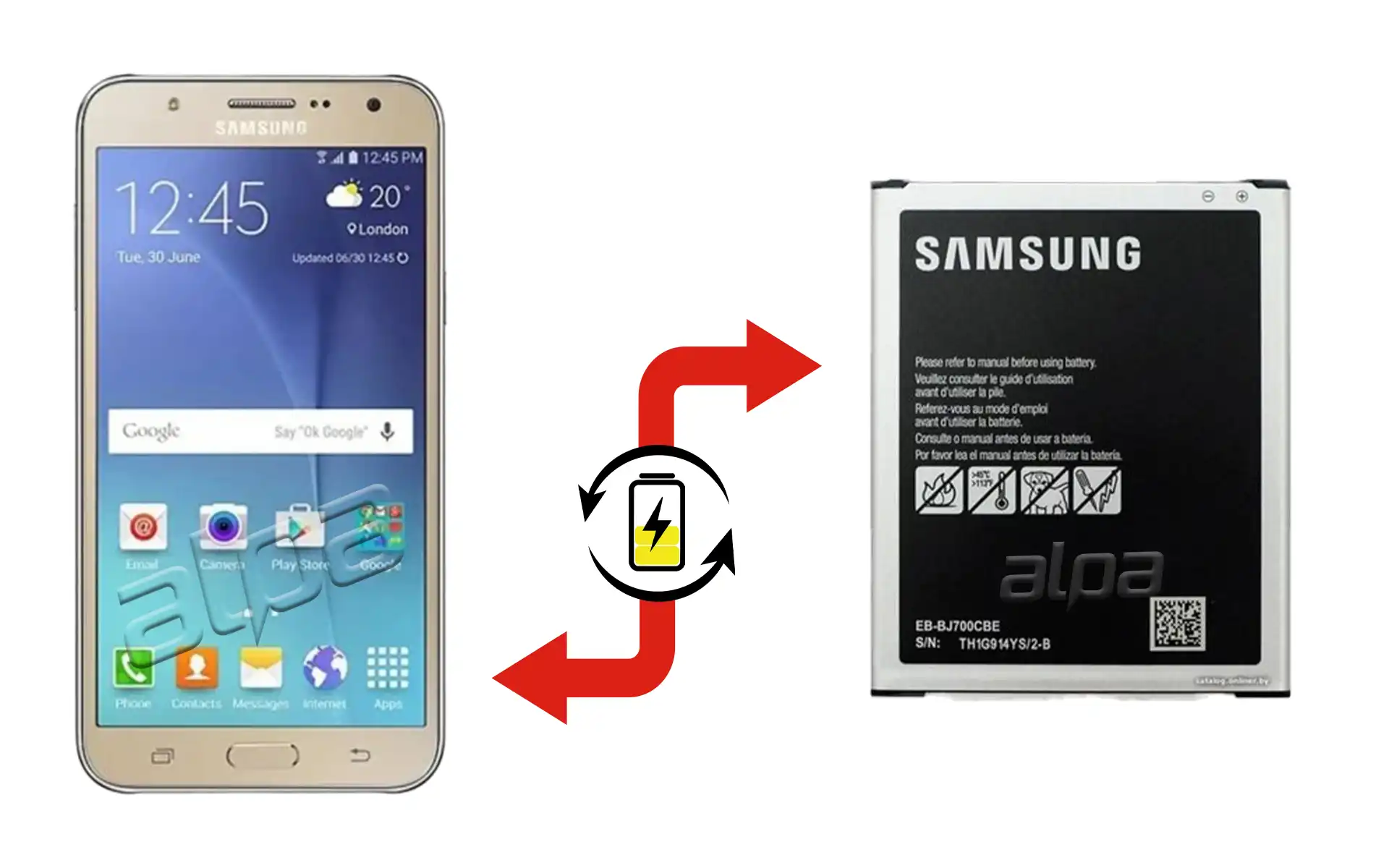 Samsung Galaxy J7 Batarya Değişimi Fiyatı