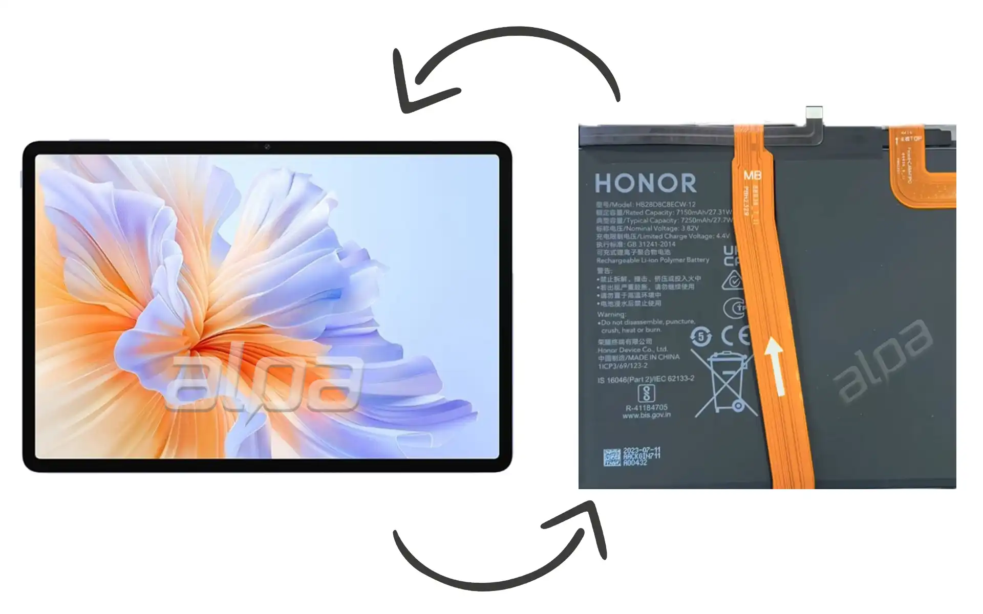 Honor Pad V9 Batarya Değişimi Fiyatı